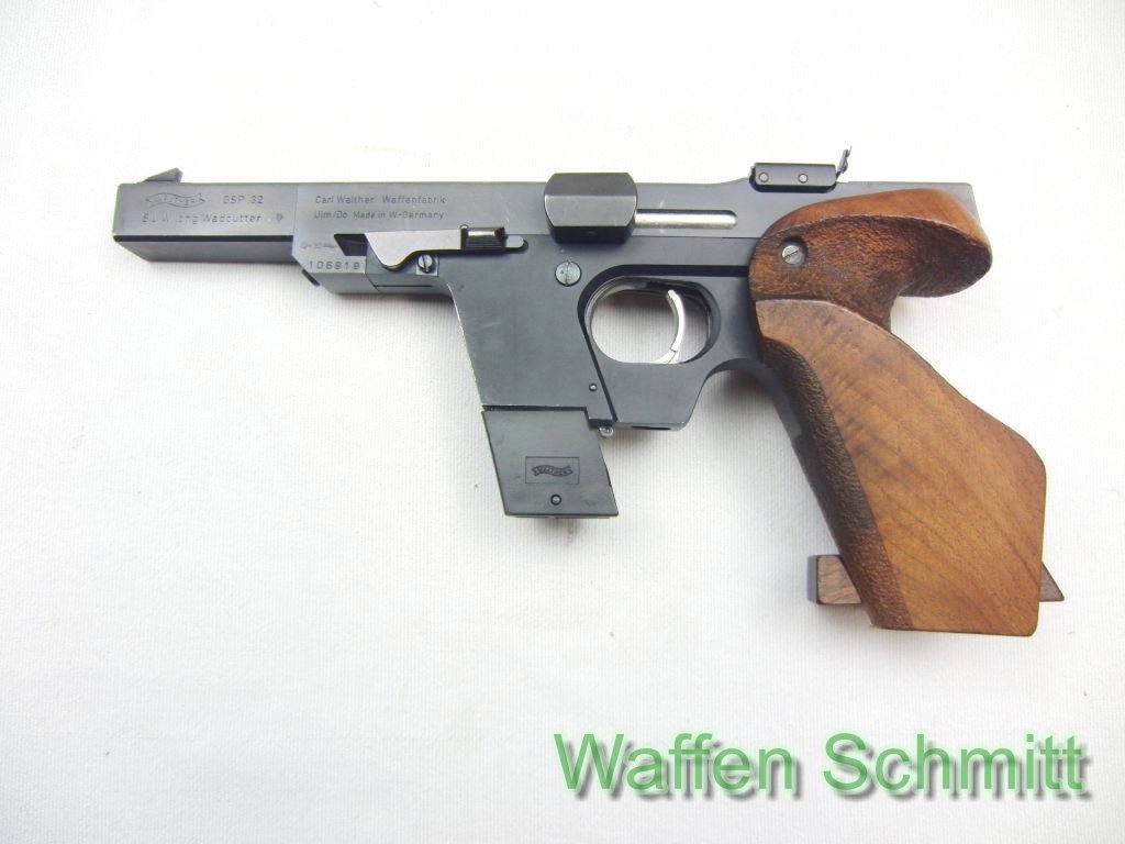 Sport-Pistole Walther GSP, Kaliber .32S.&W.WC inkl.Tasche. Guter Zustand!!! – Bild 1