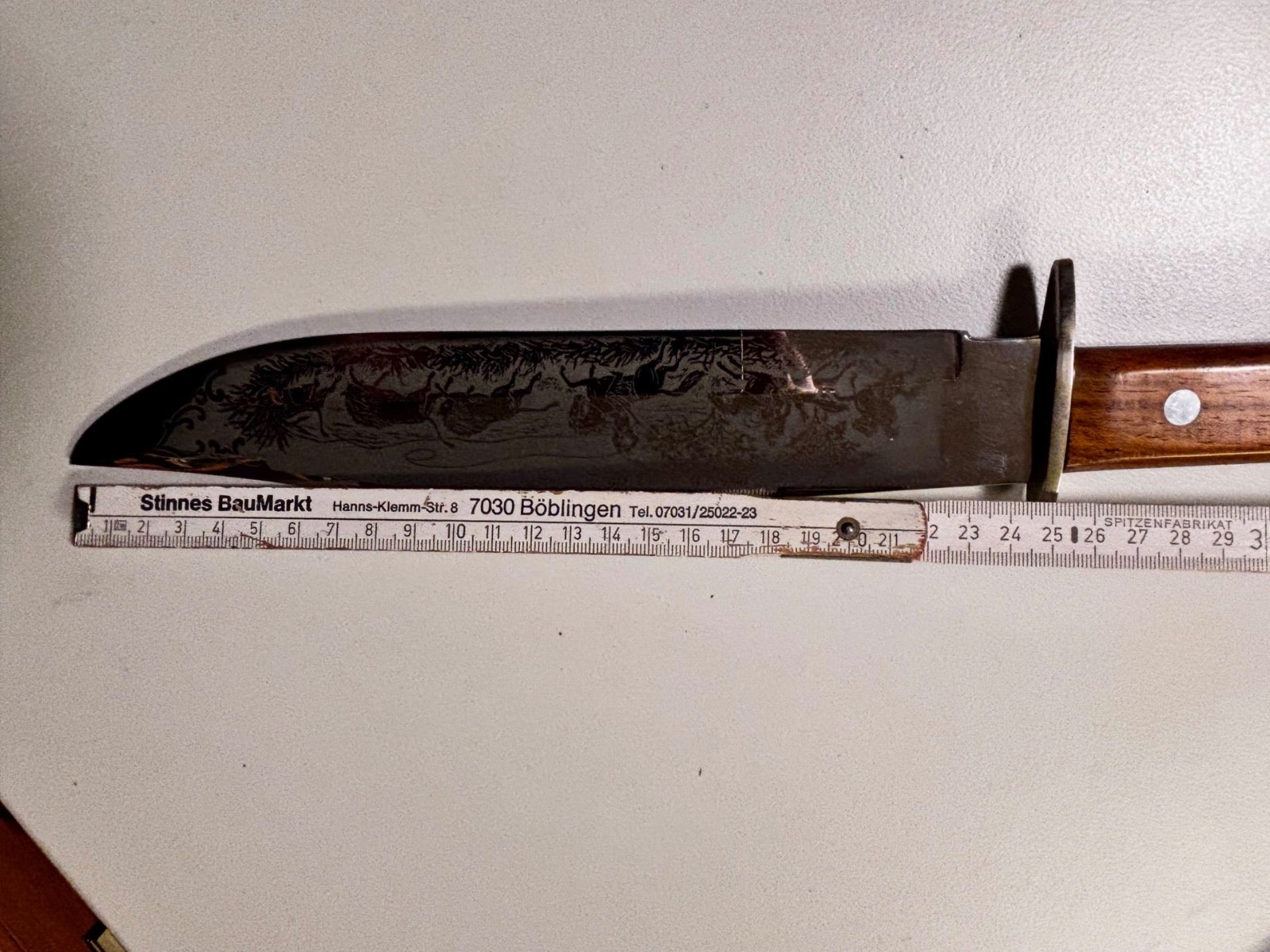 LINDER Rehwappen Bowie Messer – Bild 3