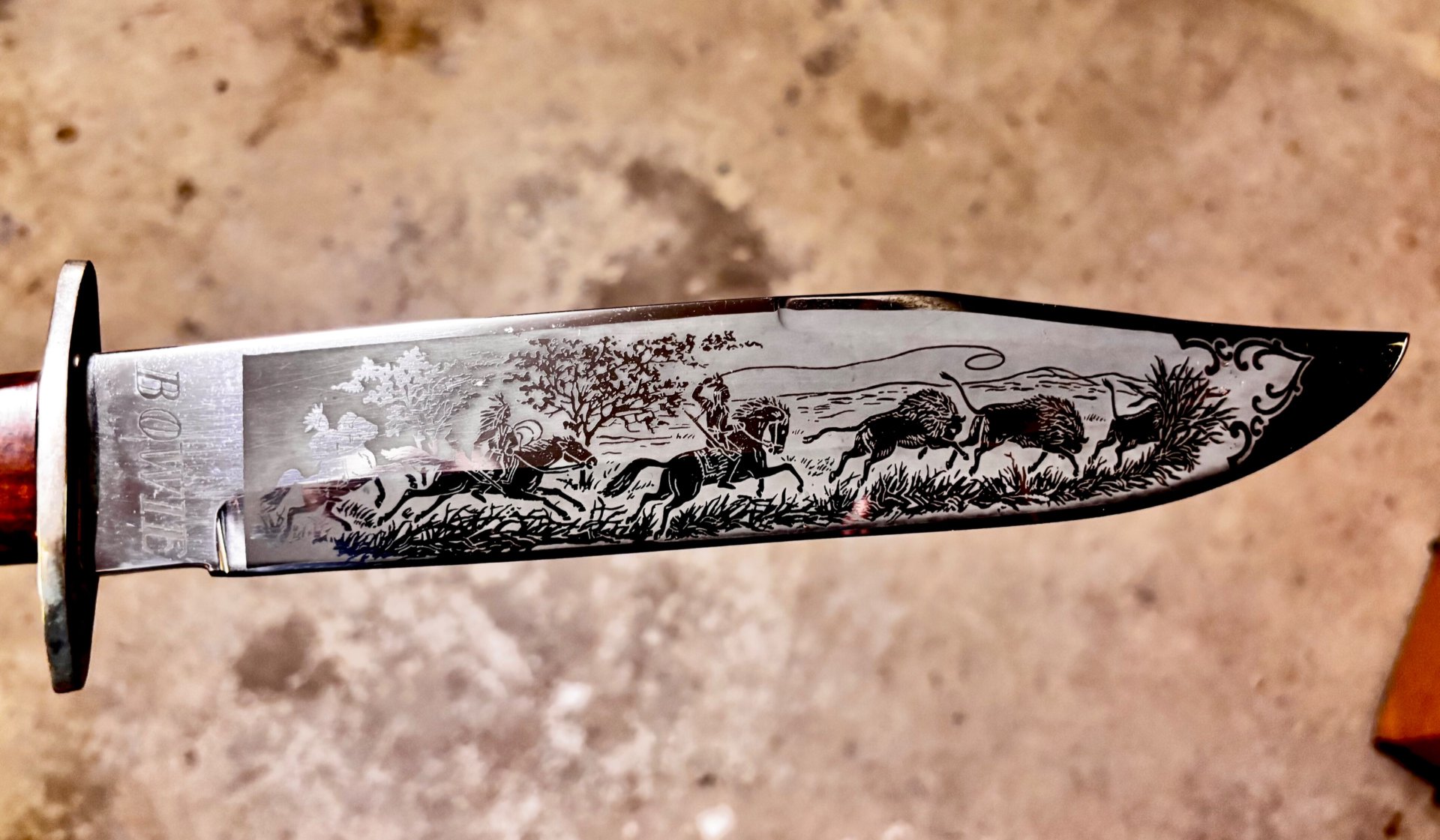 LINDER Rehwappen Bowie Messer – Bild 2