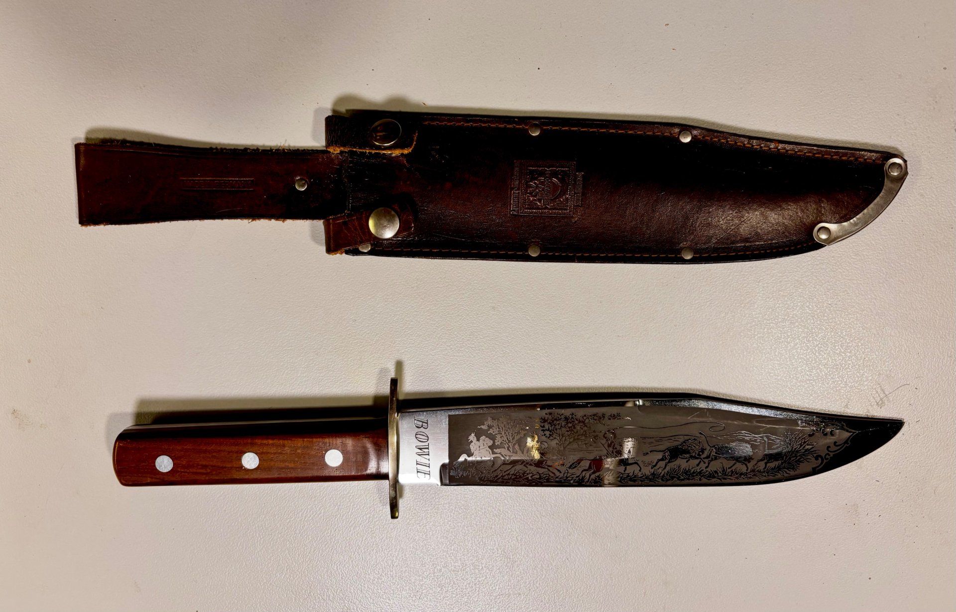 LINDER Rehwappen Bowie Messer – Bild 1