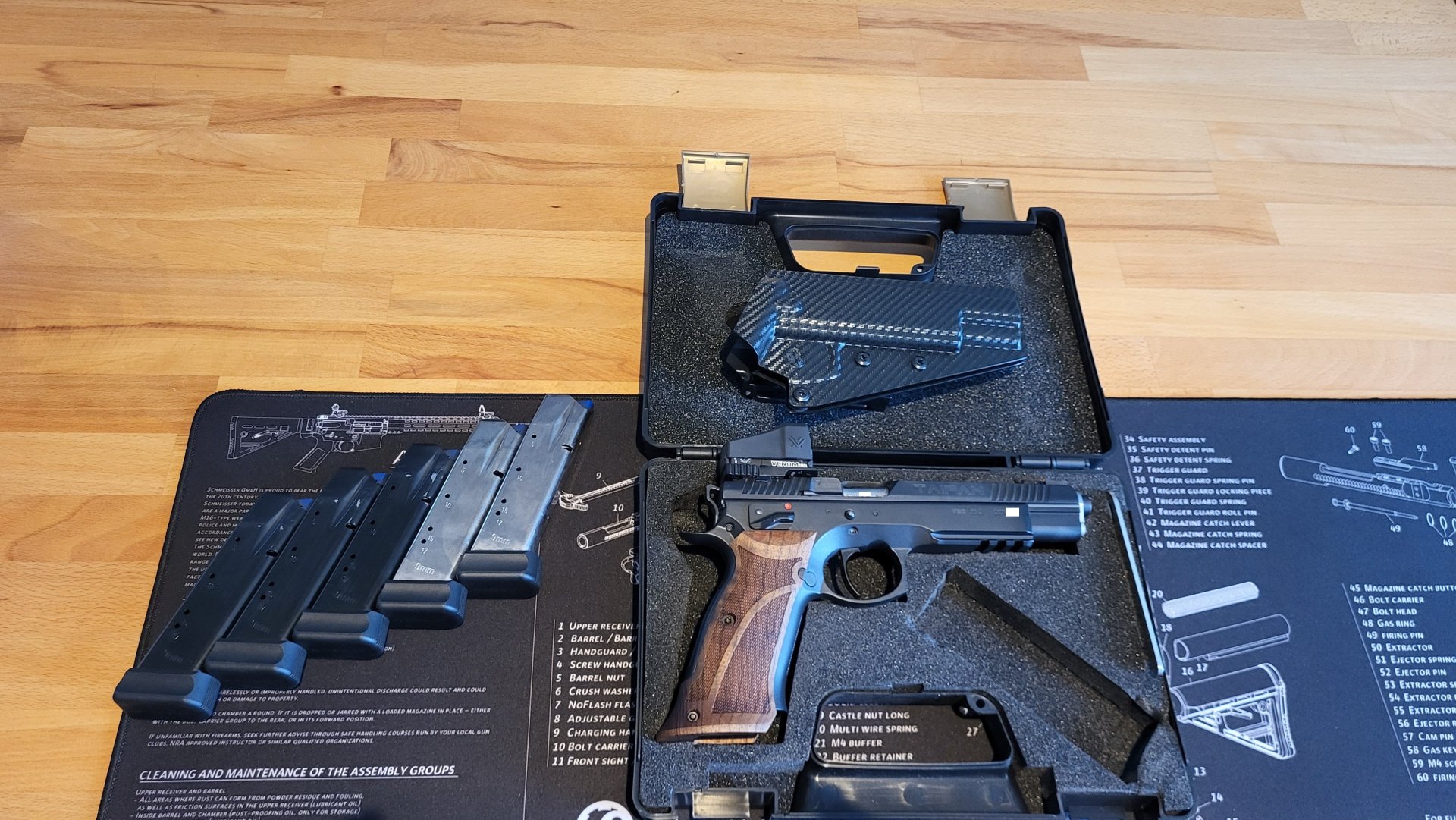 CZ Taipan Sport ProTuning 9mm Luger + Reddot + Zubehör – Bild 1