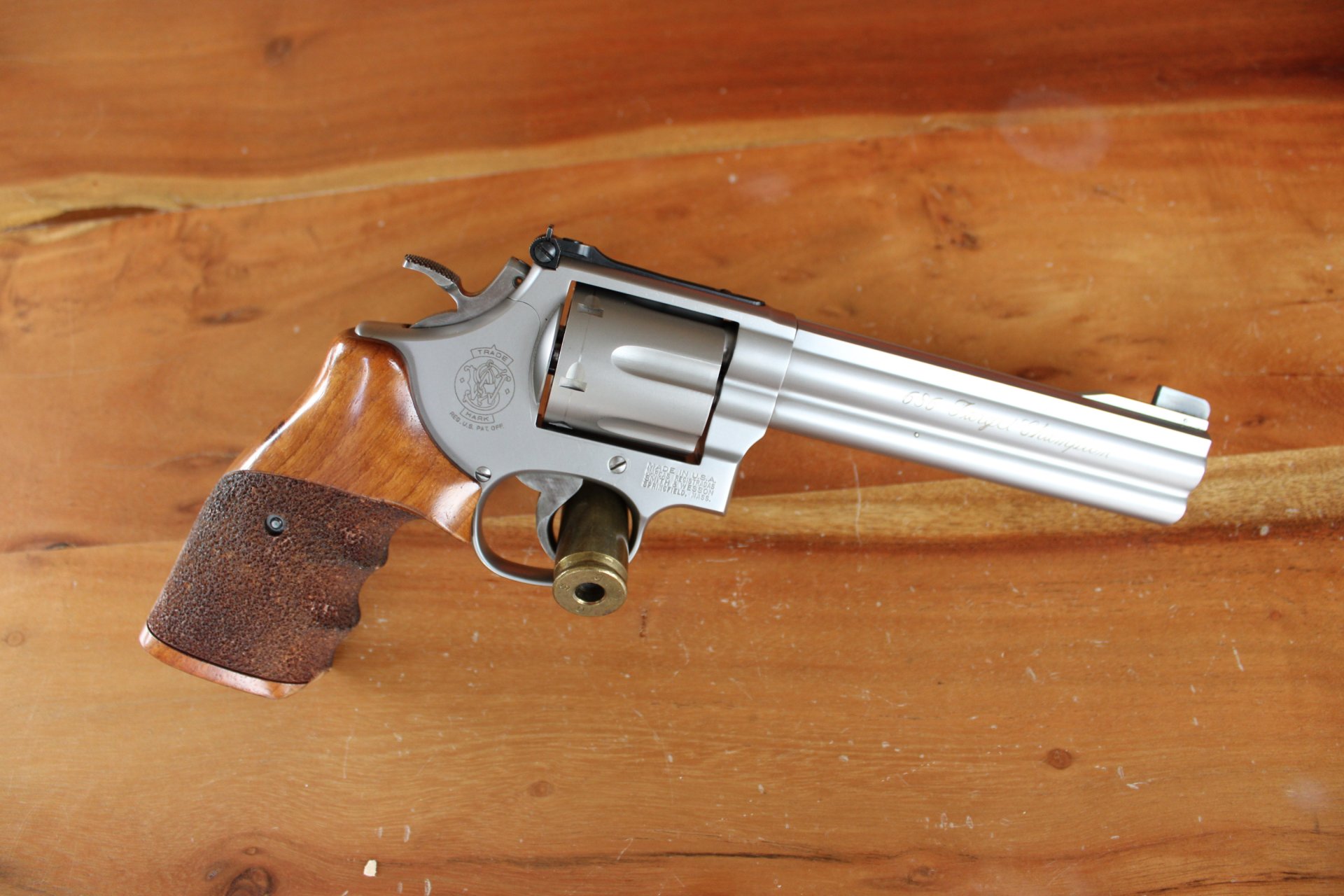 Schöner Revolver Smith&Wesson S&W Modell 686-4 Target Champion im Kal. .357Mag – Bild 2