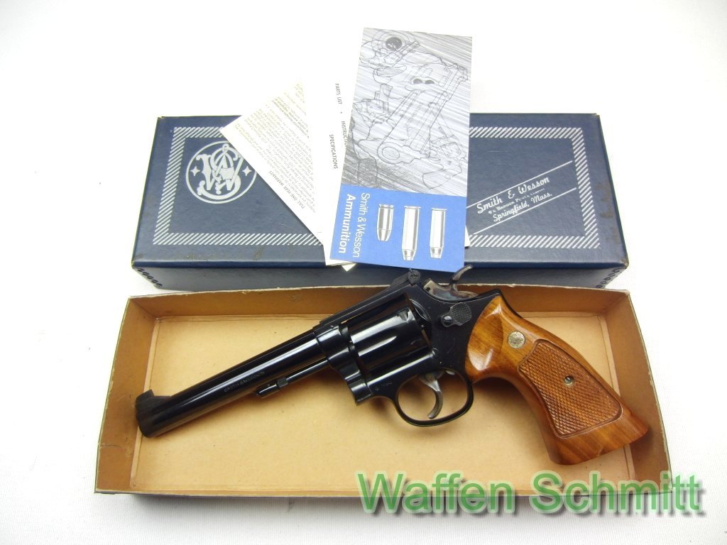 Sport-Revolver Smith&Wesson Mod.14-4, Kaliber .38Special.Im Originalkarton.Guter Zustand!!! – Bild 1