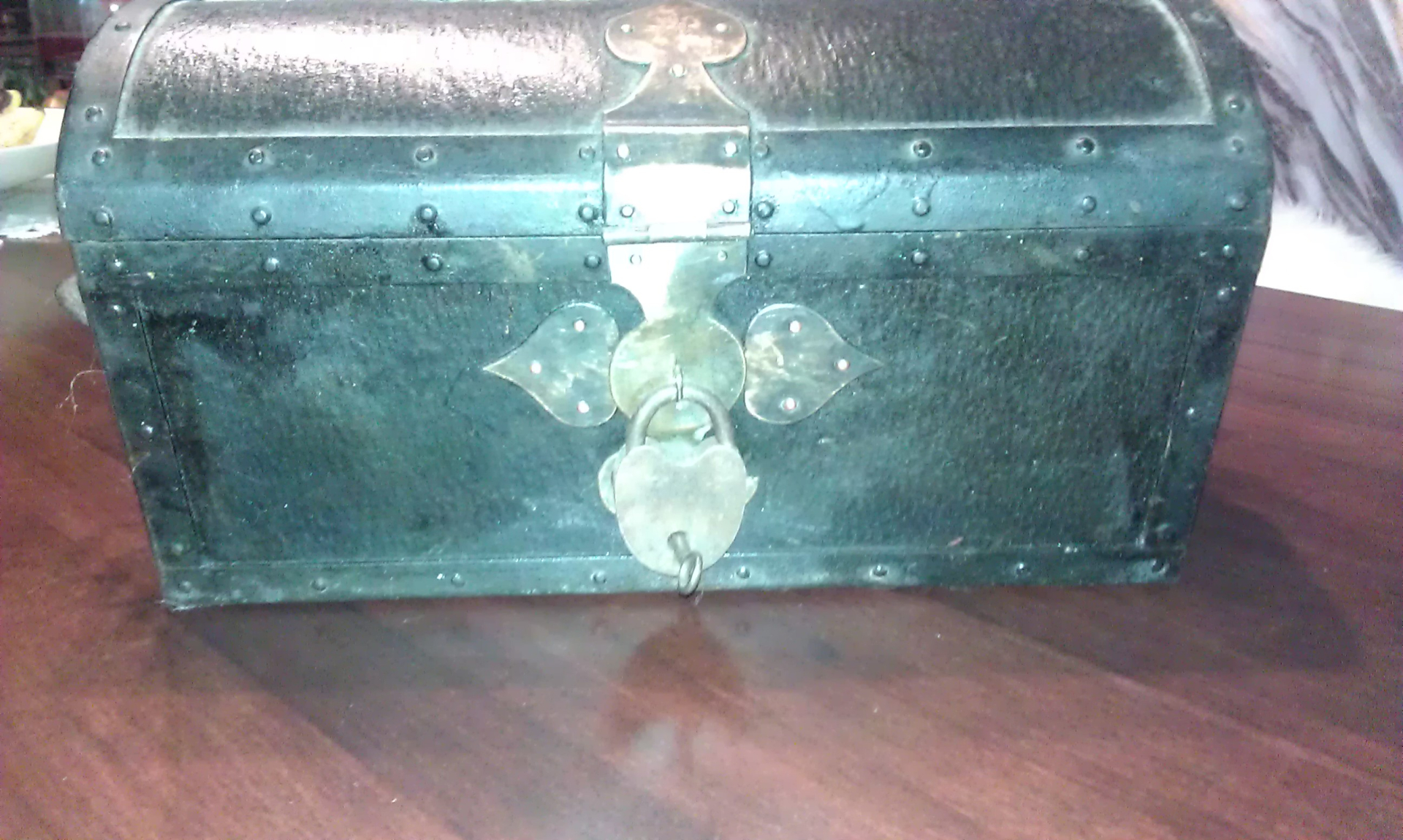 Kriegskasse Eisen Datiert 1644 – Bild 2