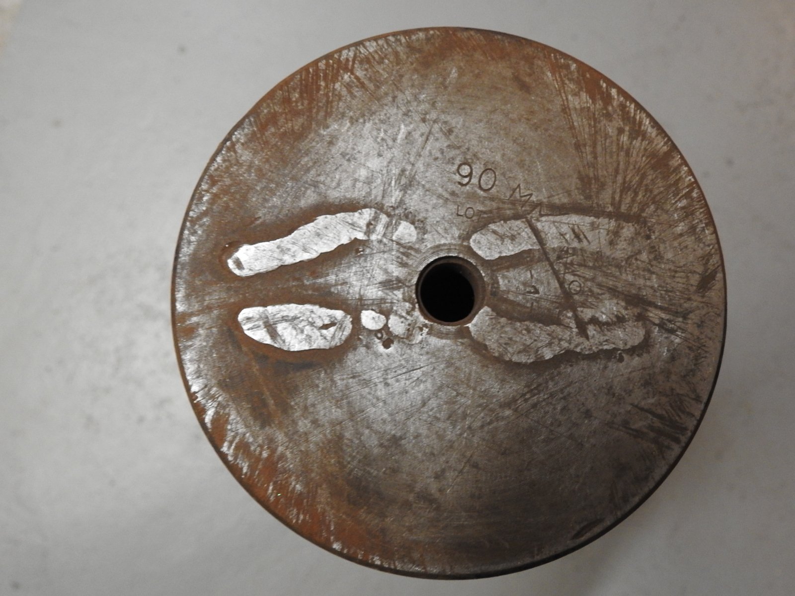 U.S. 90-mm-Stahl Artilleriehülse – Bild 2
