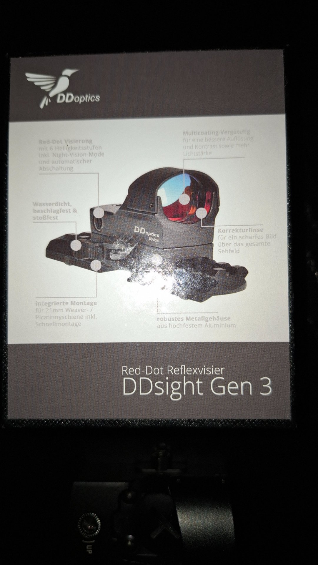 DDsight Gen 3 Red-Dot Reflexvisier – Bild 3