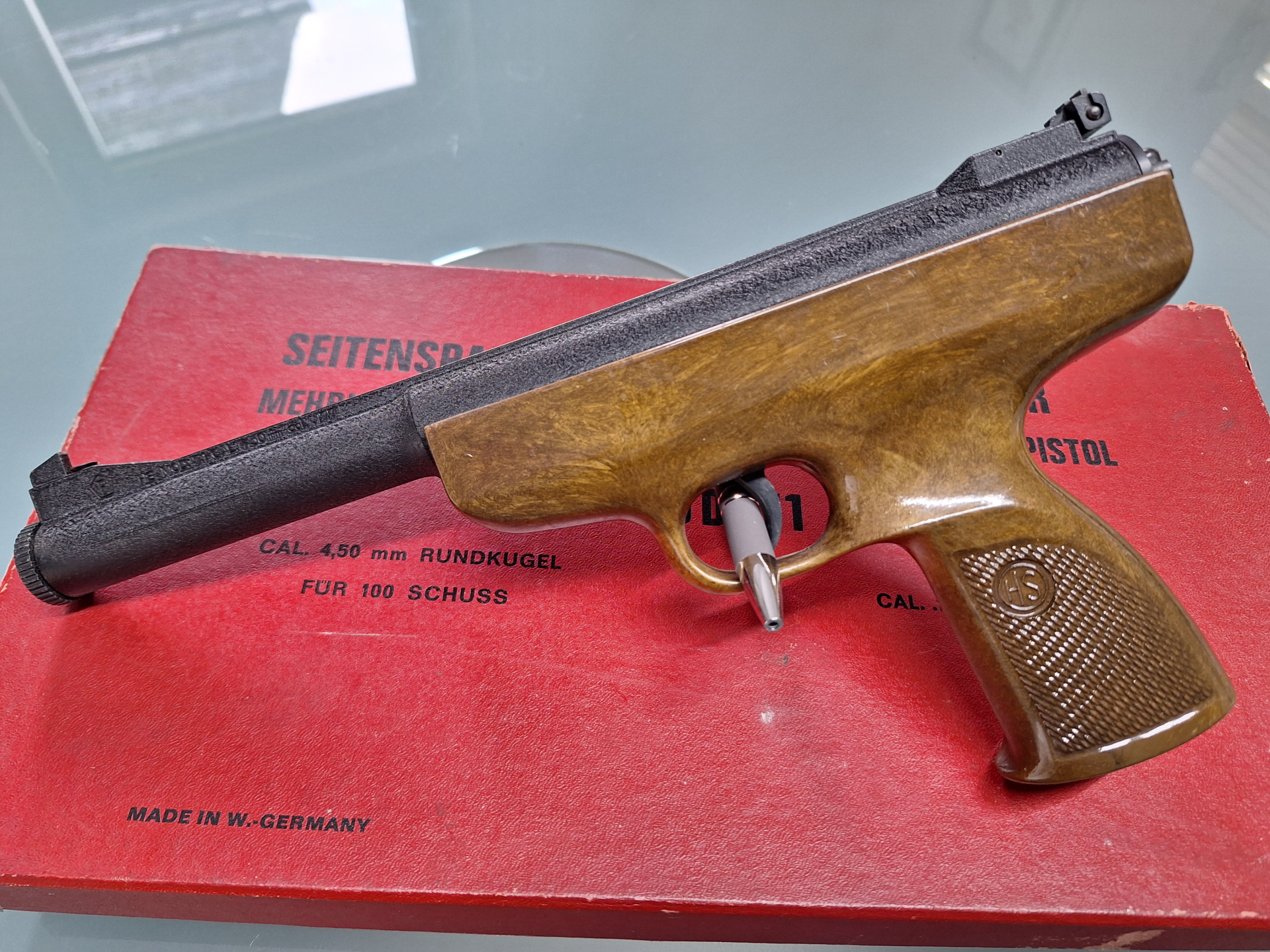 Luftpistole HS Mod. 71 Mehrlade-Luftpistole Sehr Selten – Bild 2