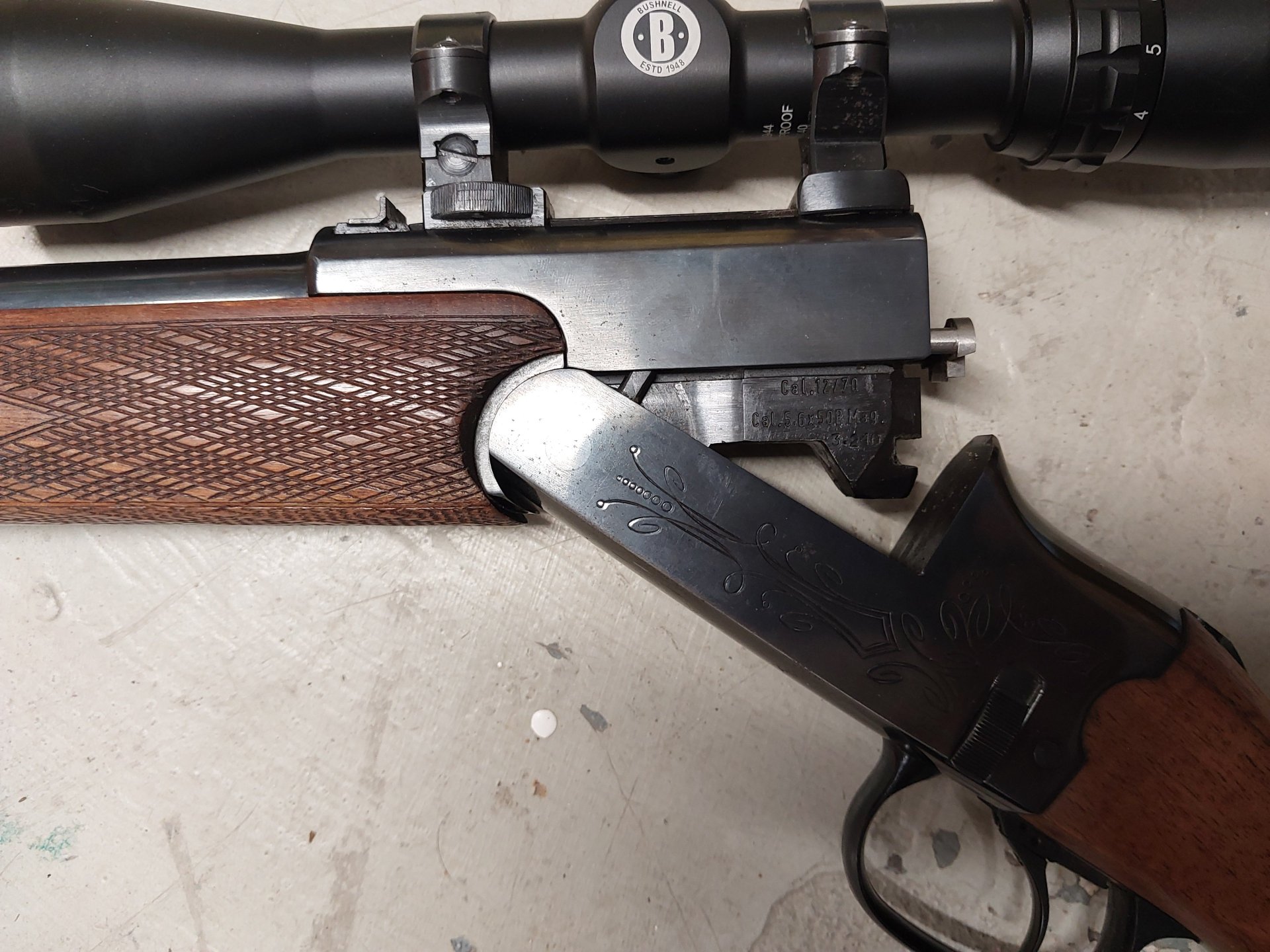 Voere Kufstein BBF - Bockbüchsflinte 5,6 x 50R Mag inkl. Glas – Bild 6