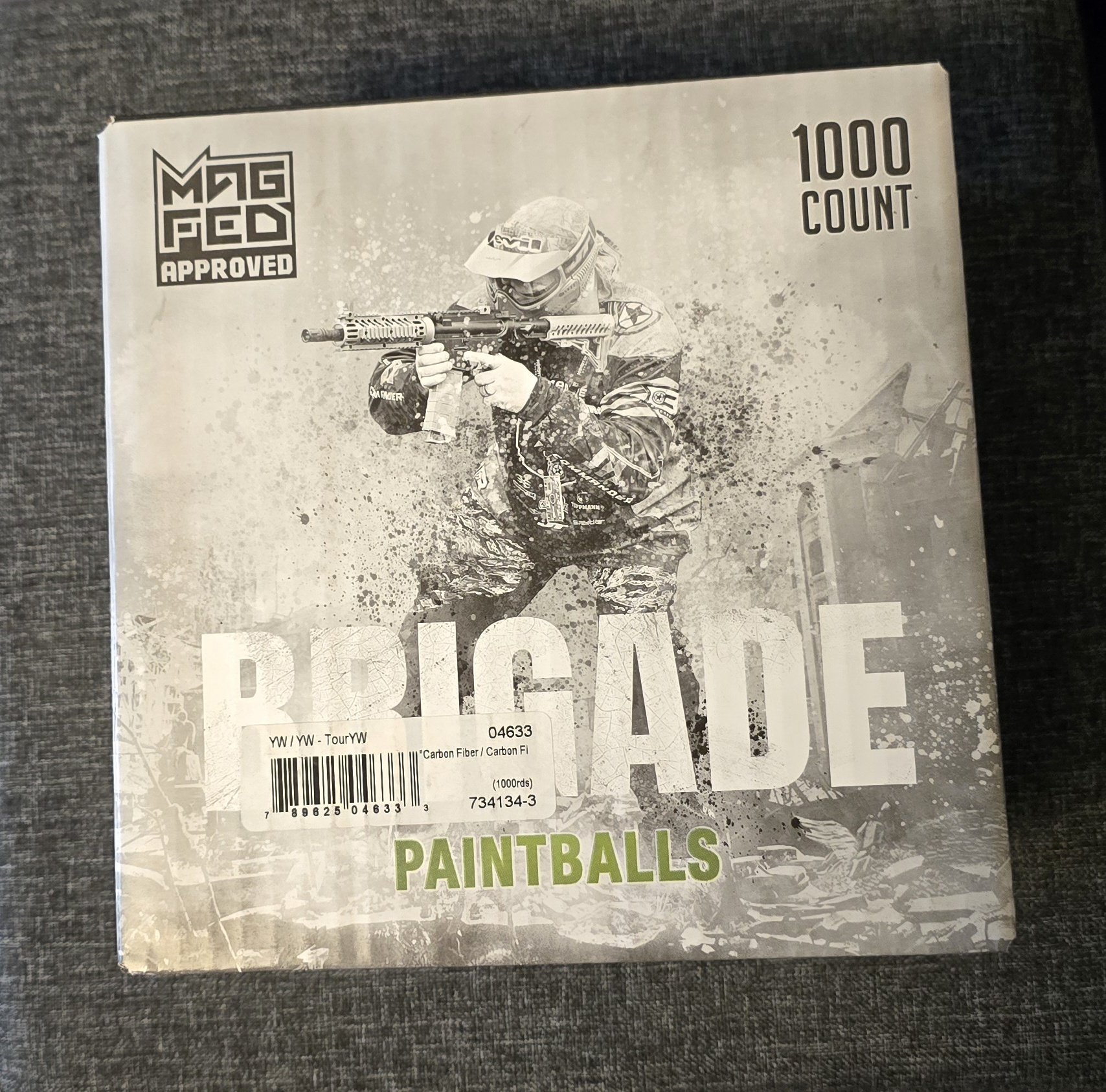 G.I. Sportz Brigade Paintballs für MagFed 1000 Stück Yellow Fill Kaliber .68 – Bild 1