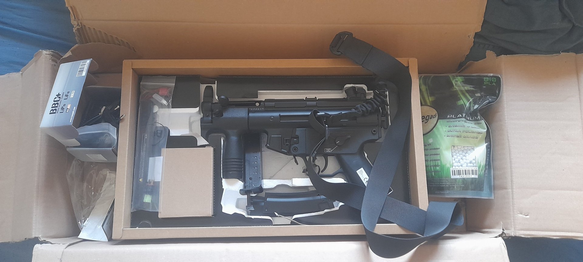 Begadi ECO SMG "Mod 5K" Gen.5 (EFCS, Mosfet, short stroked, Pro HopUp) AEG mit Metallgearbox & Burst – Bild 2