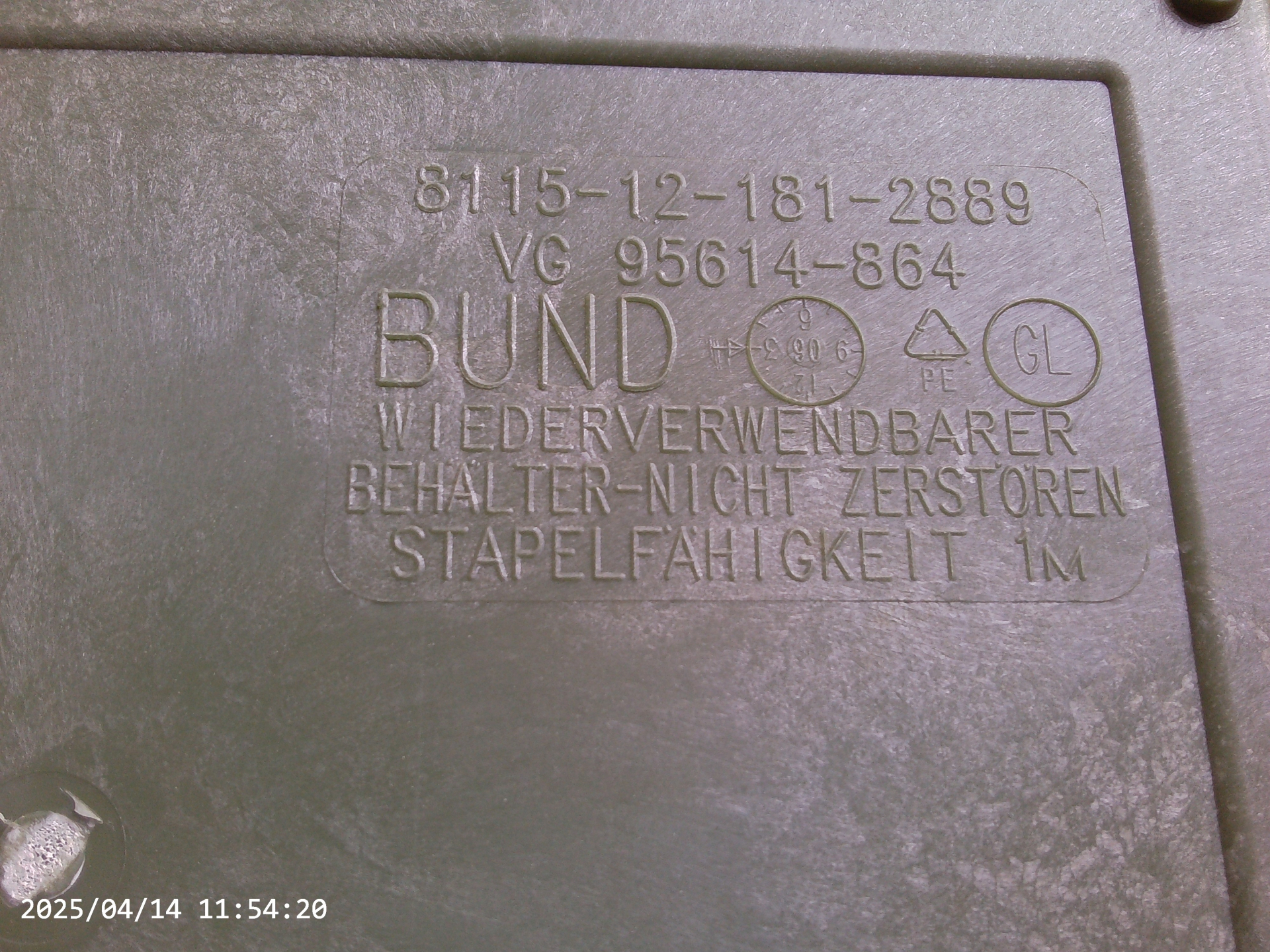 XXX Bw- Behälter kein Bodenfund XXX – Bild 2