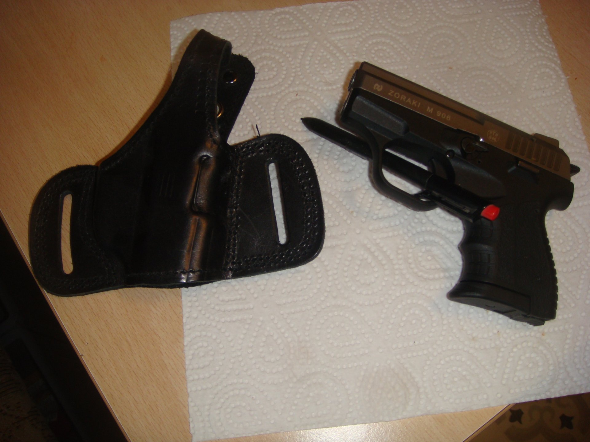 Zoraki M906 Titan | Rarität mit alter PTB 946! Inkl. Leder-Gürtelholster – Bild 2