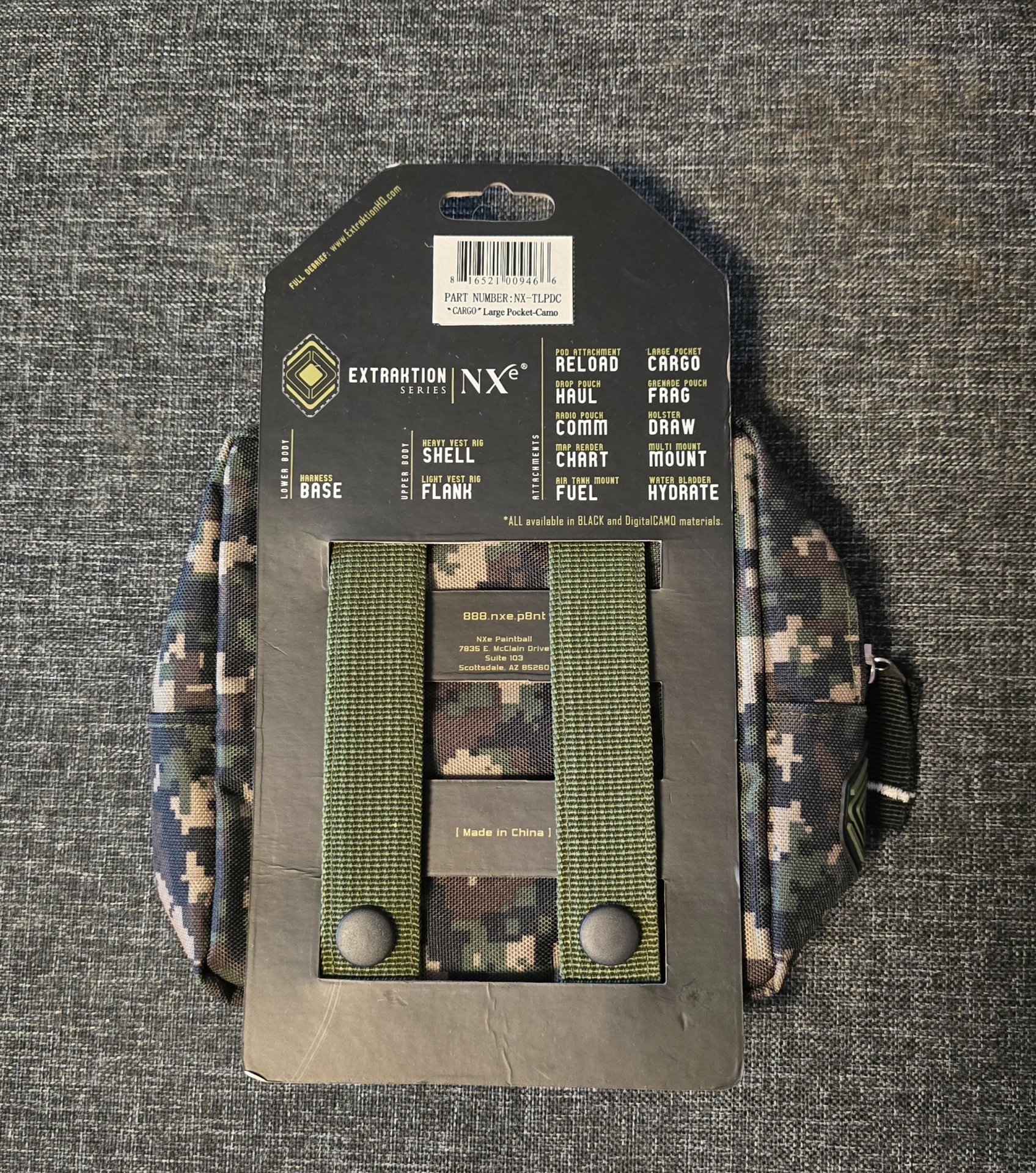 Milsim Extraktion Cargo Tasche digital camo Molle Pouch – Bild 2