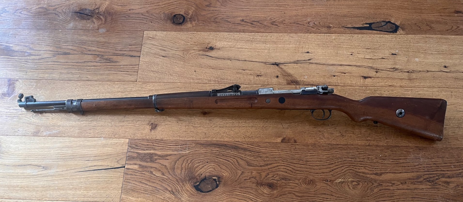 gebrauchte Repetierbüchse Hersteller: Amberg Gewehr 98, Baujahr 1917 EWB – Bild 1