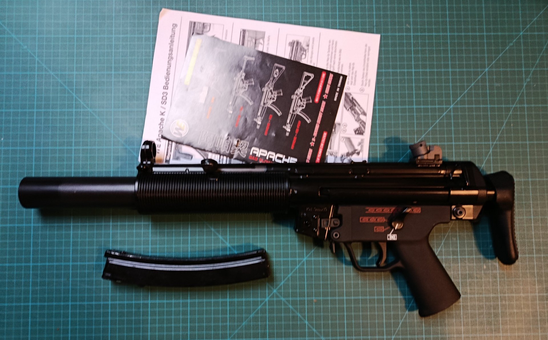 Wei-ETech WE5 SD3 GBB Softair MP5 SD – Bild 1