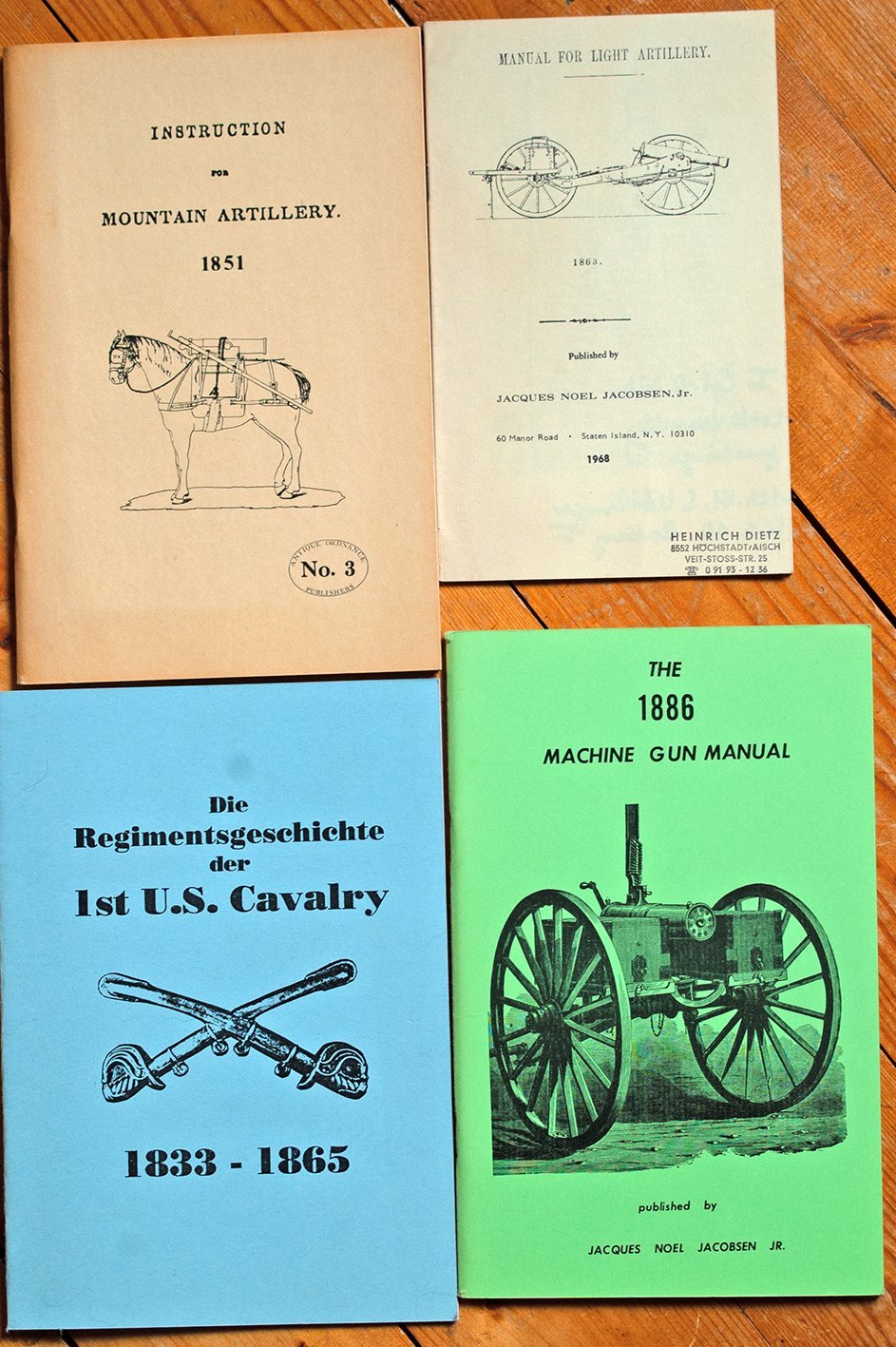 4 Manuel zu amerik. Bürgerkrieg Reprint – Bild 1