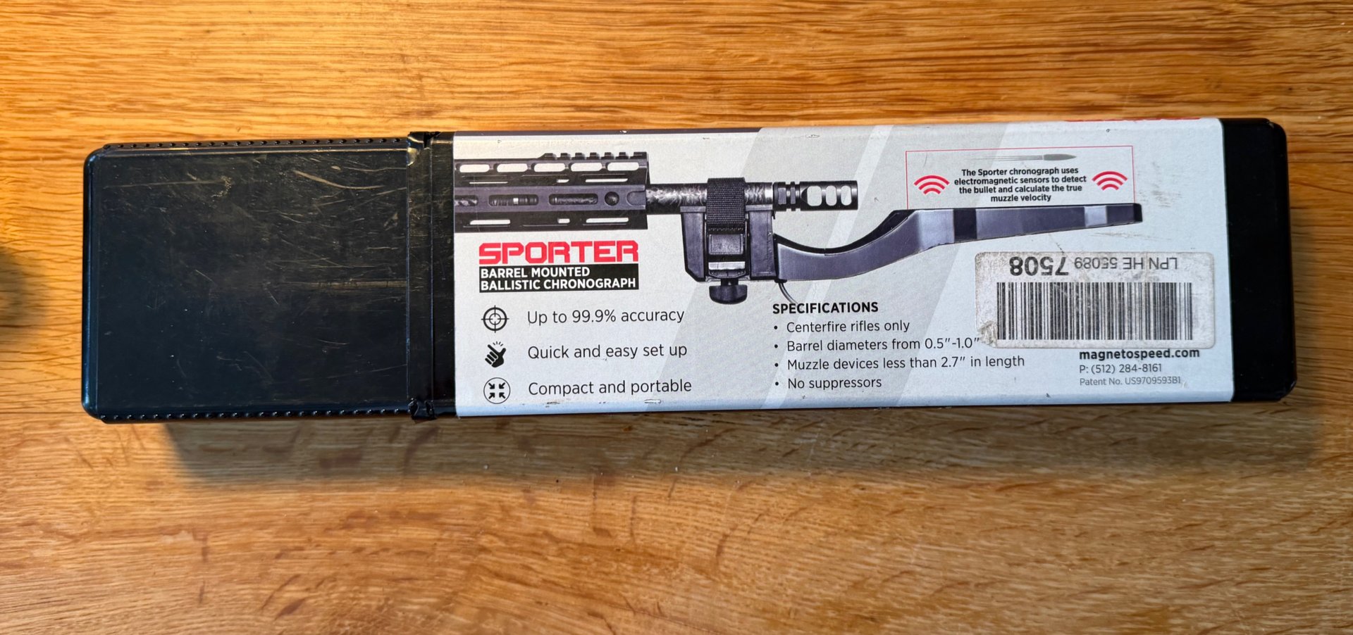 MagnetoSpeed Sporter Chronograph – Präzises Geschwindigkeitsmessgerät mit Originalbox – Bild 3