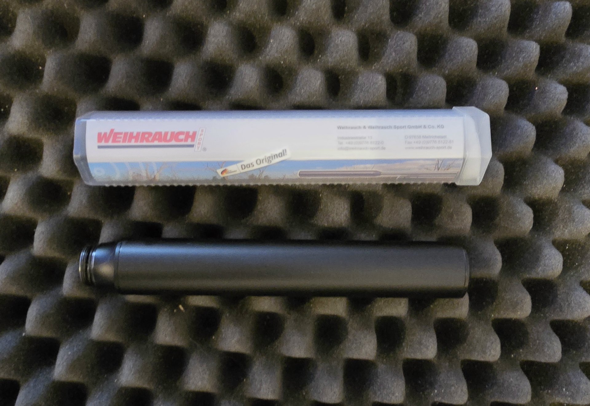 Weihrauch HW 97 KT Luftgewehr 5,5 mm, mit Walther-ZF, Schalldämpfer, Diabolos und Zubehör – Bild 5
