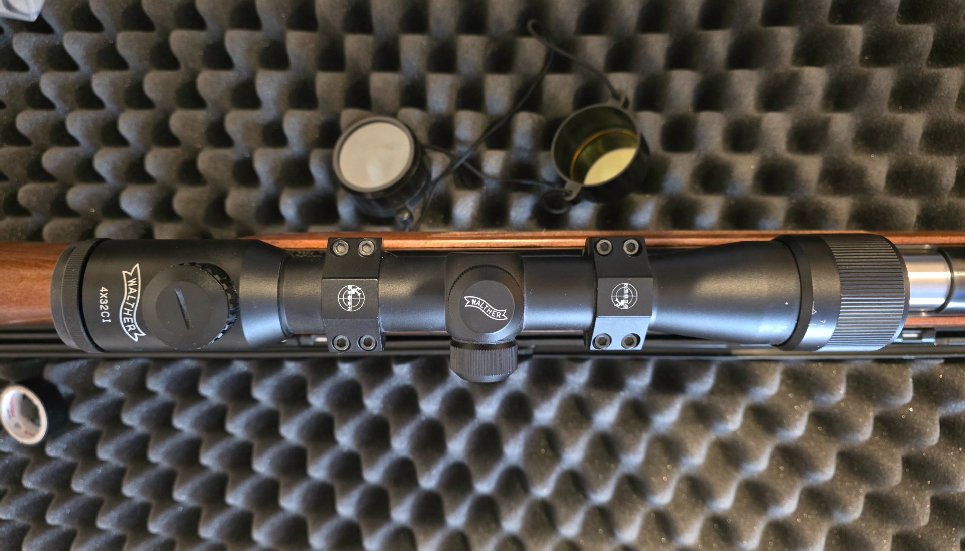 Weihrauch HW 97 KT Luftgewehr 5,5 mm, mit Walther-ZF, Schalldämpfer, Diabolos und Zubehör – Bild 4