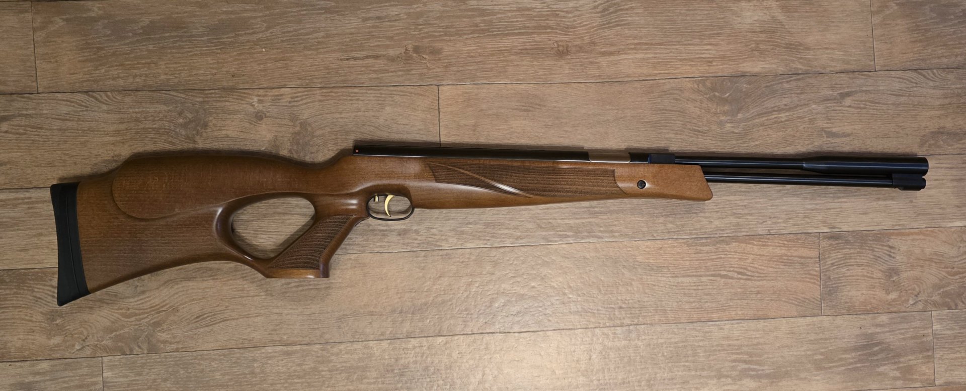 Weihrauch HW 97 KT Luftgewehr 5,5 mm, mit Walther-ZF, Schalldämpfer, Diabolos und Zubehör – Bild 2