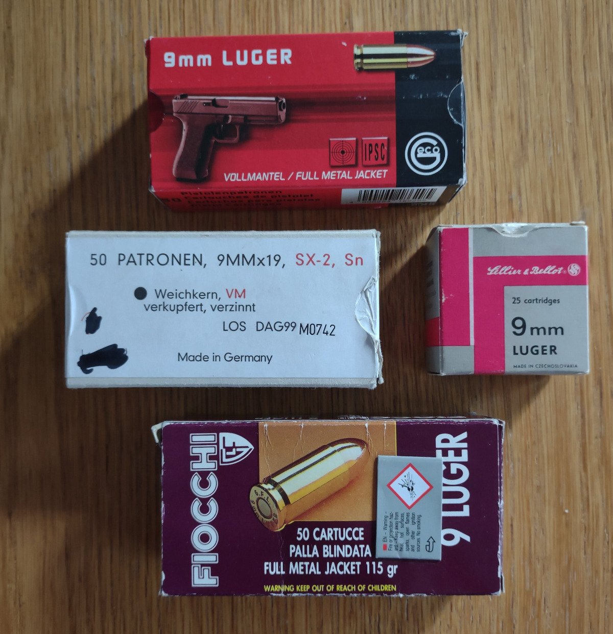 Leere Munitionsschachteln 9mm – Bild 1