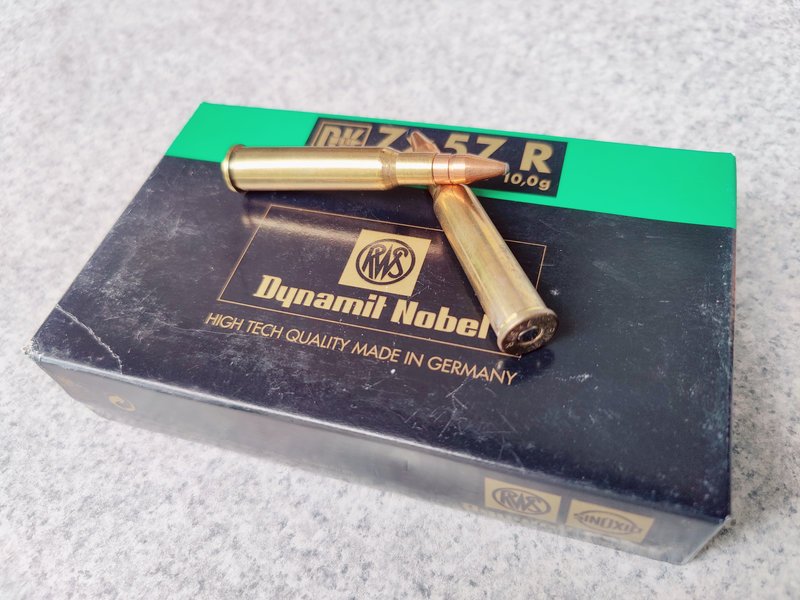 20 Schuß RWS Kaliber 7x57 R mit DK-Geschoß 10,0 g in OVP – Bild 1
