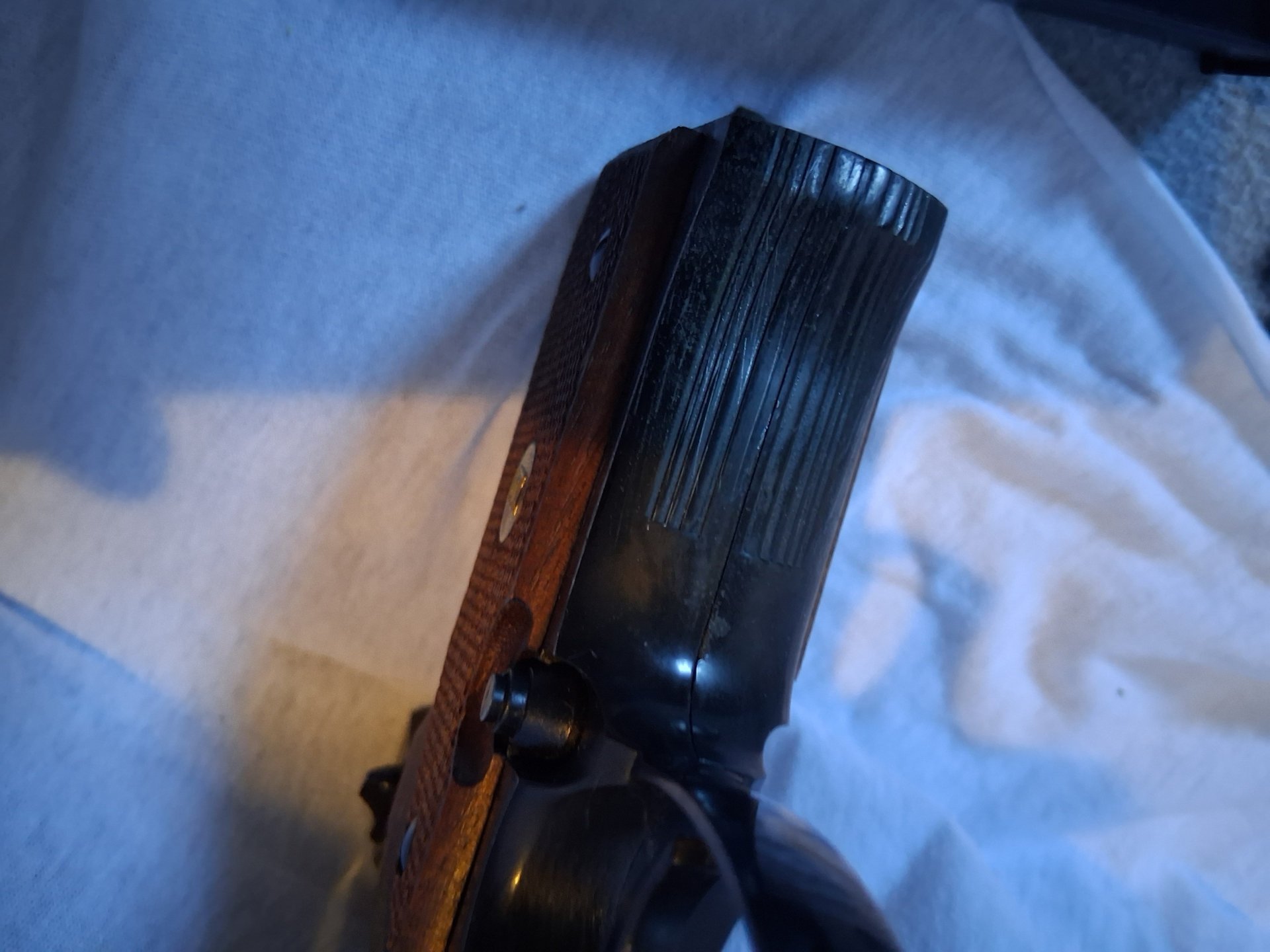 SSW Reck Miami 92 F - 9mm - Holizgriffschalen. – Bild 5