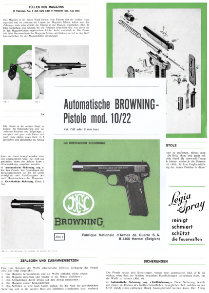 Nachdruck deutsche Bedienungsanleitung FN 1910/22 in Farbe – Bild 1