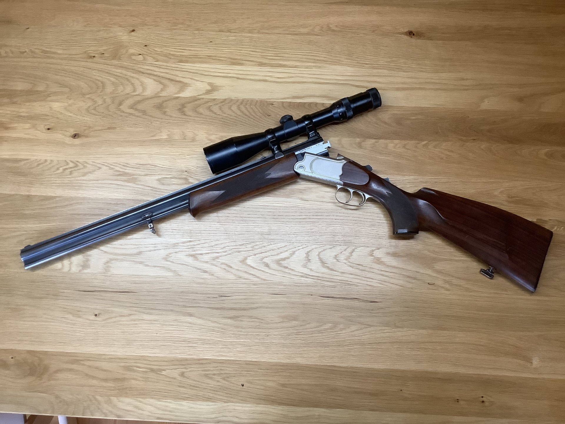 Suhler Bockbüchsflinte 7x65R / 20/76 Merkel Simson – Bild 3