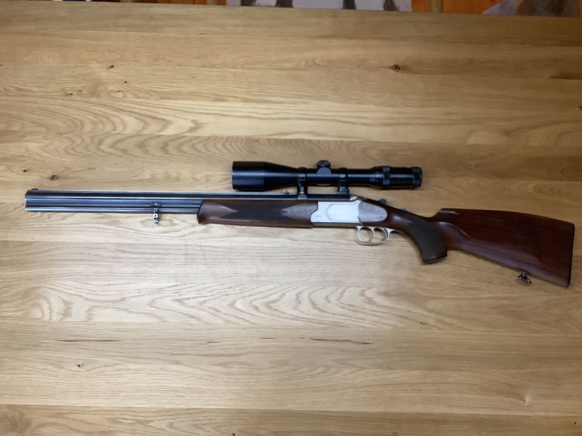 Suhler Bockbüchsflinte 7x65R / 20/76 Merkel Simson – Bild 1