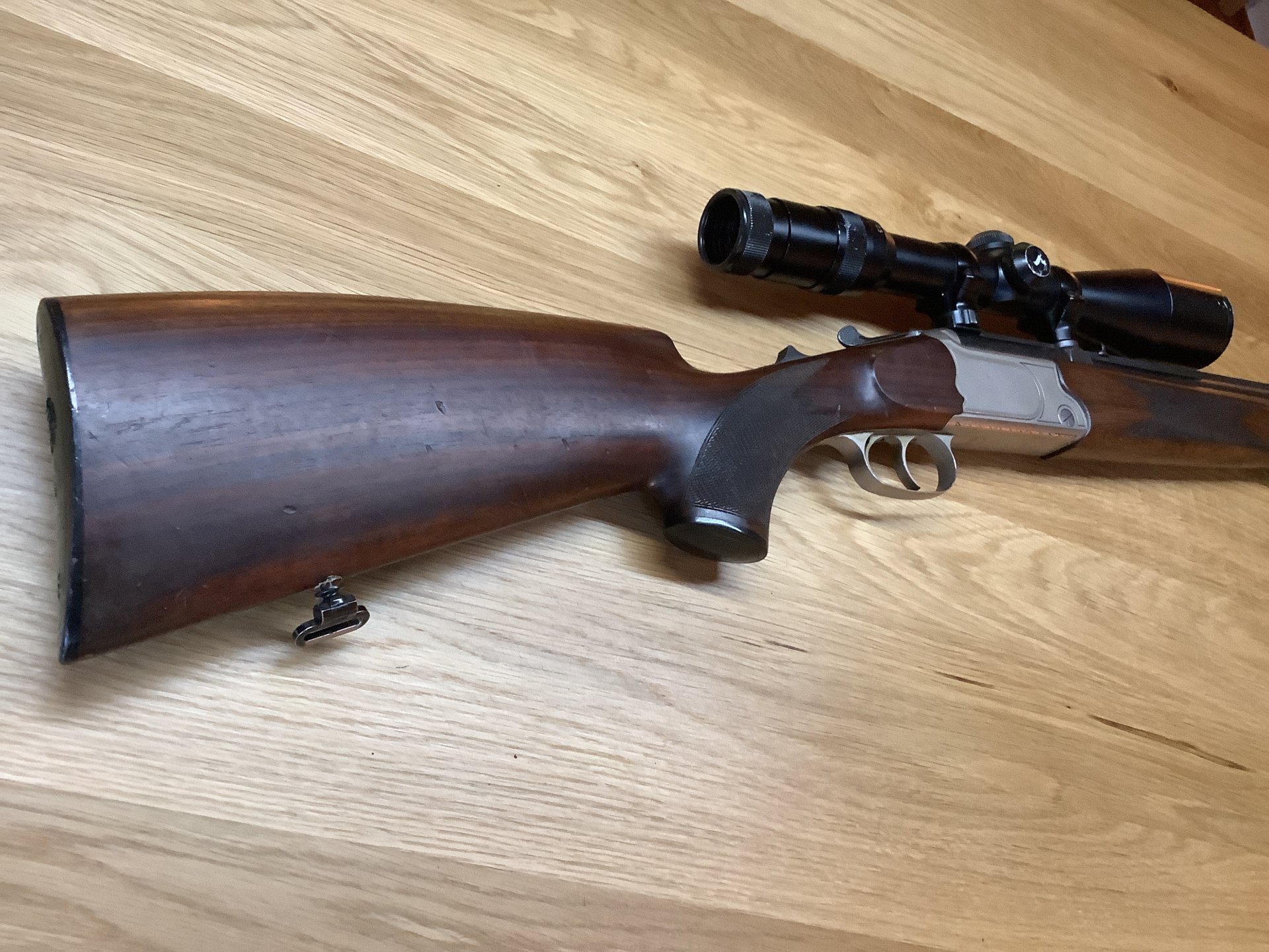 Suhler Bockbüchsflinte 7x65R / 20/76 Merkel Simson – Bild 11