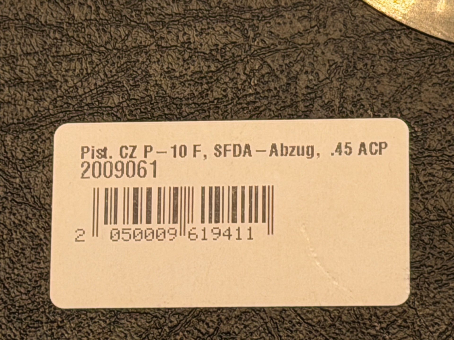 CZ P10-F .45 ACP – Bild 3