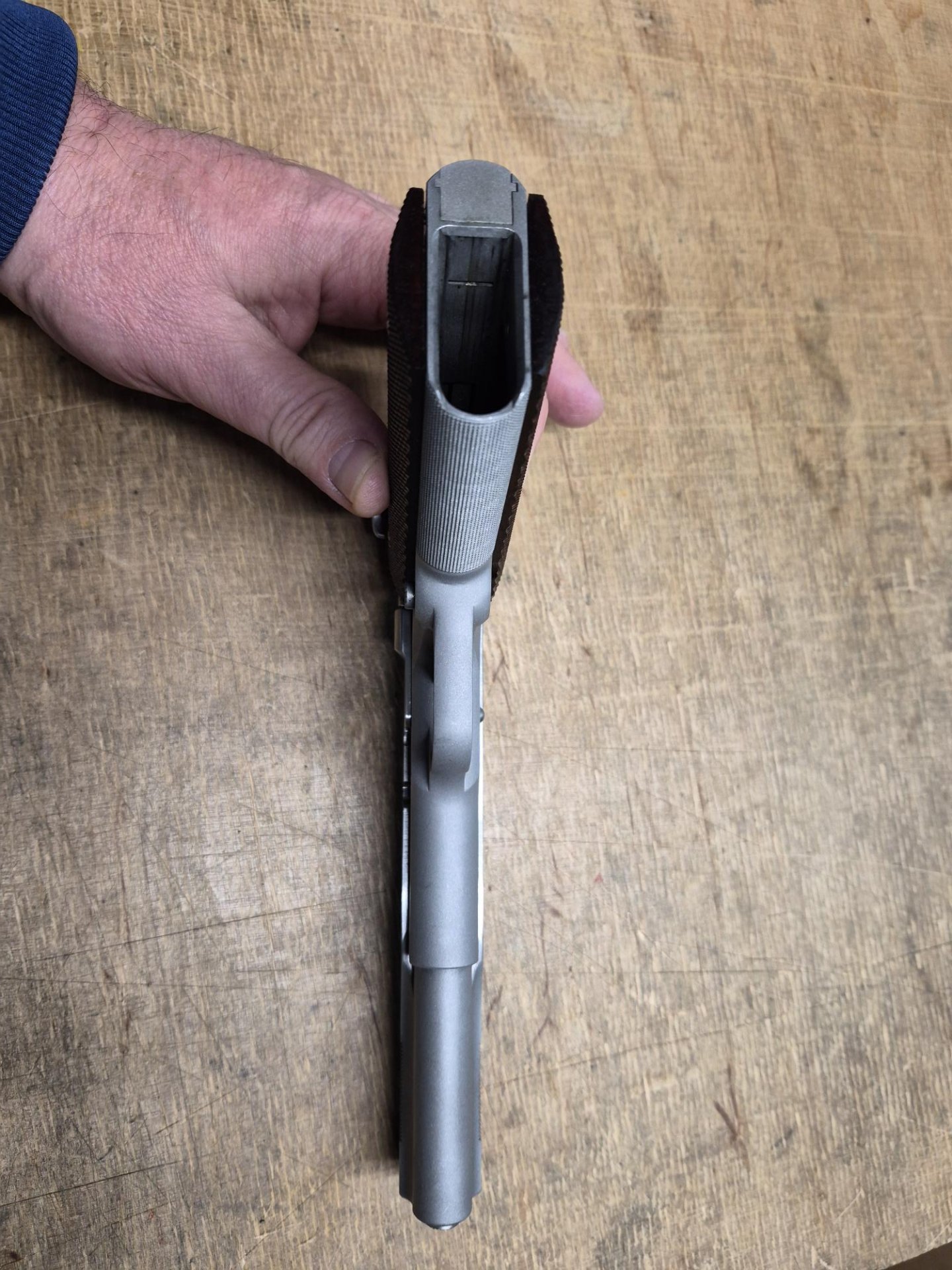 Pistole .45 ACP Les Baer Concept V Sechs Zoll Lauf, sehr guter Zustand! Hartchrom – Bild 5