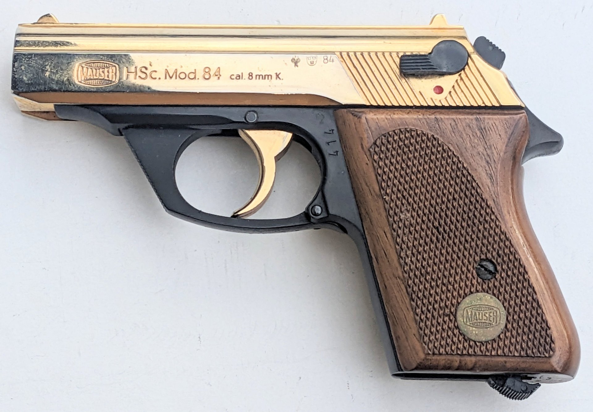 Mauser Hsc Mod 84 limitierte Edition vergoldet – Bild 1