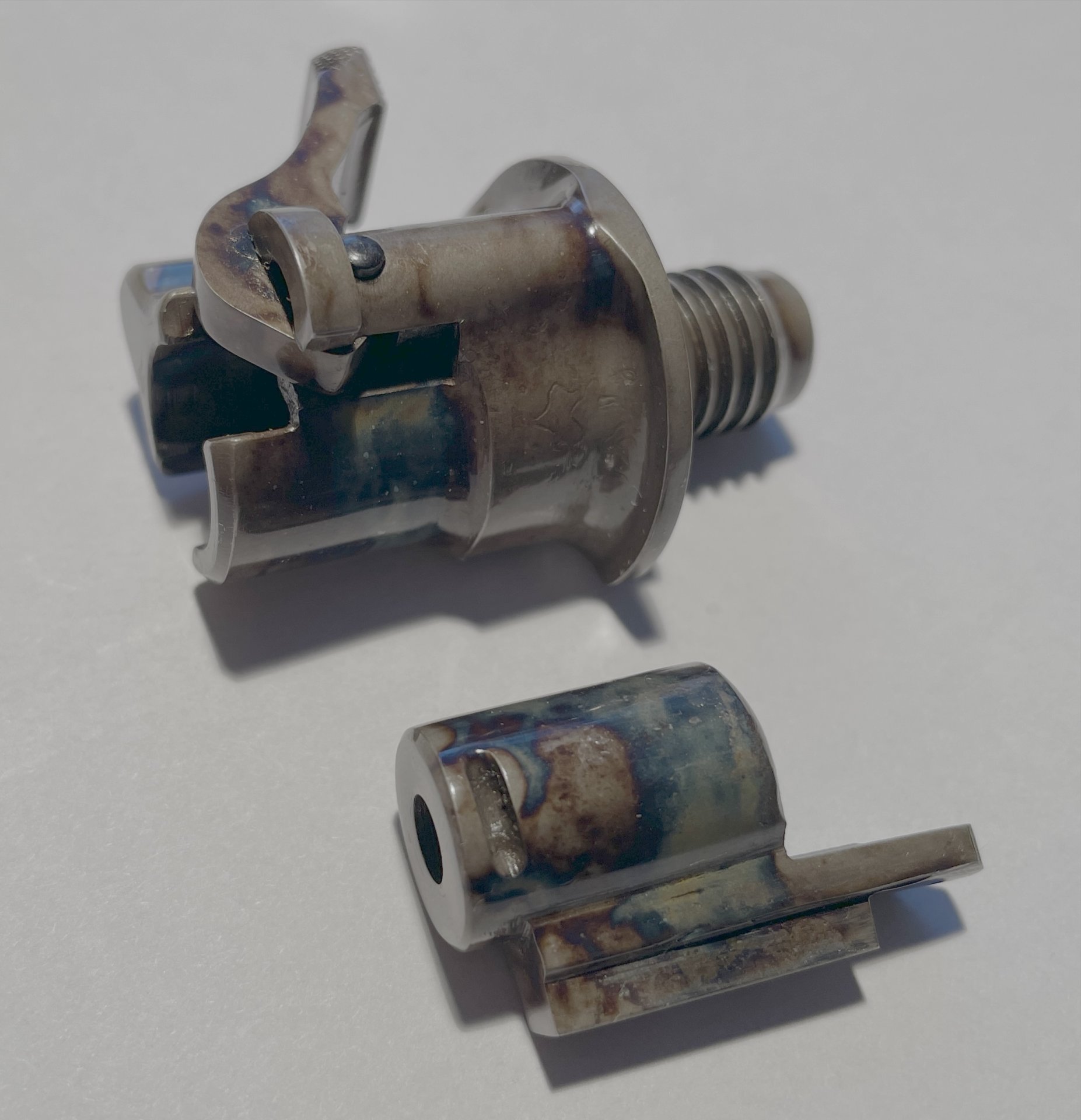buntgehärtetes 98er Schlößchen mit seitl. Sicherung links – Bild 4
