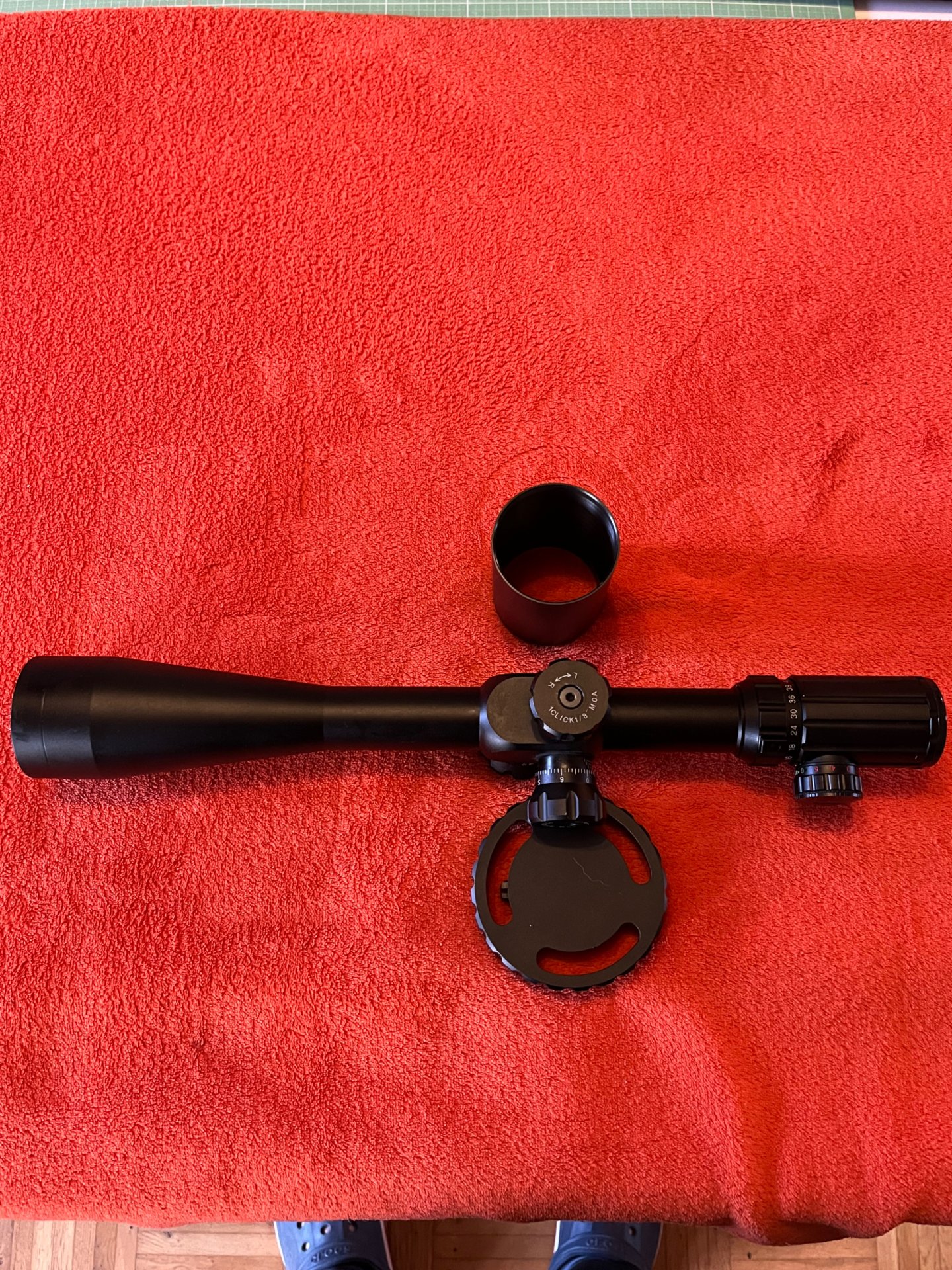 Zielfernrohr, Ritter Optik 10-40x50 SFE Mil Dot Absehen – Bild 2