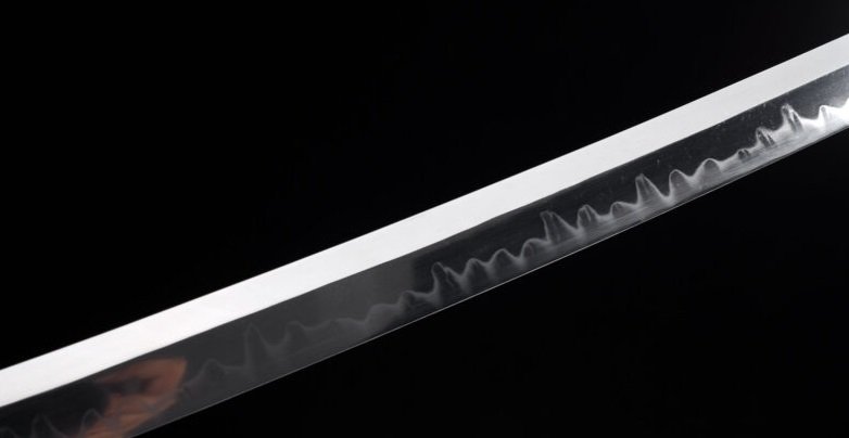 The Walking Dead – Rezā Ken Katana – KATANZO – T10 Stahl – echte Hamon – Black Edition – Bild 5