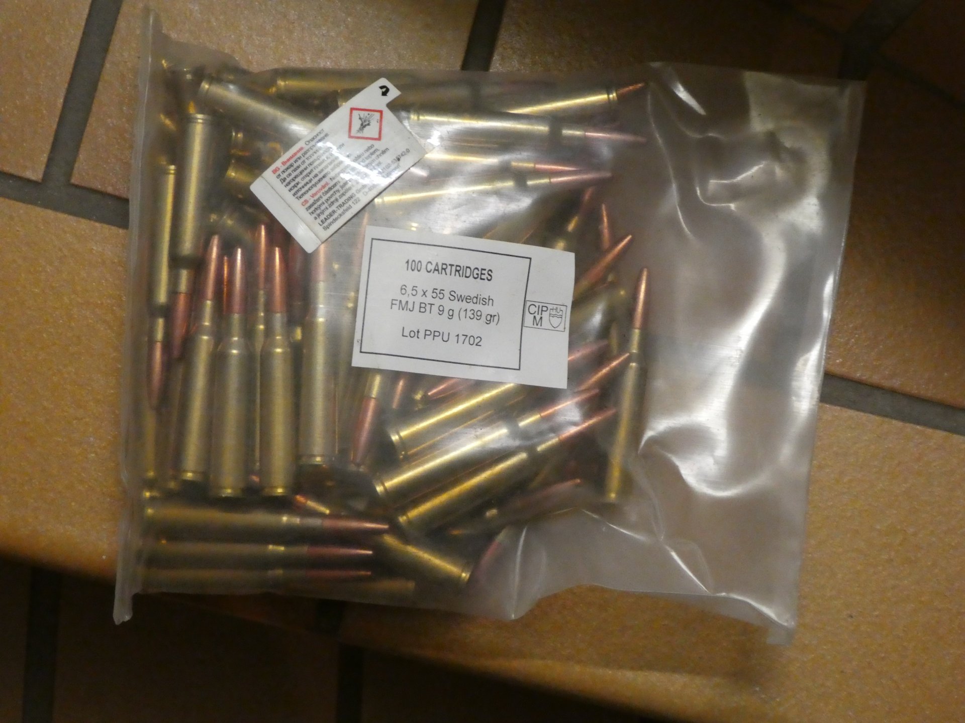 PPU 6,5x55 Schwedisch, 1000 Schuss Schüttmunition in OVP – Bild 1