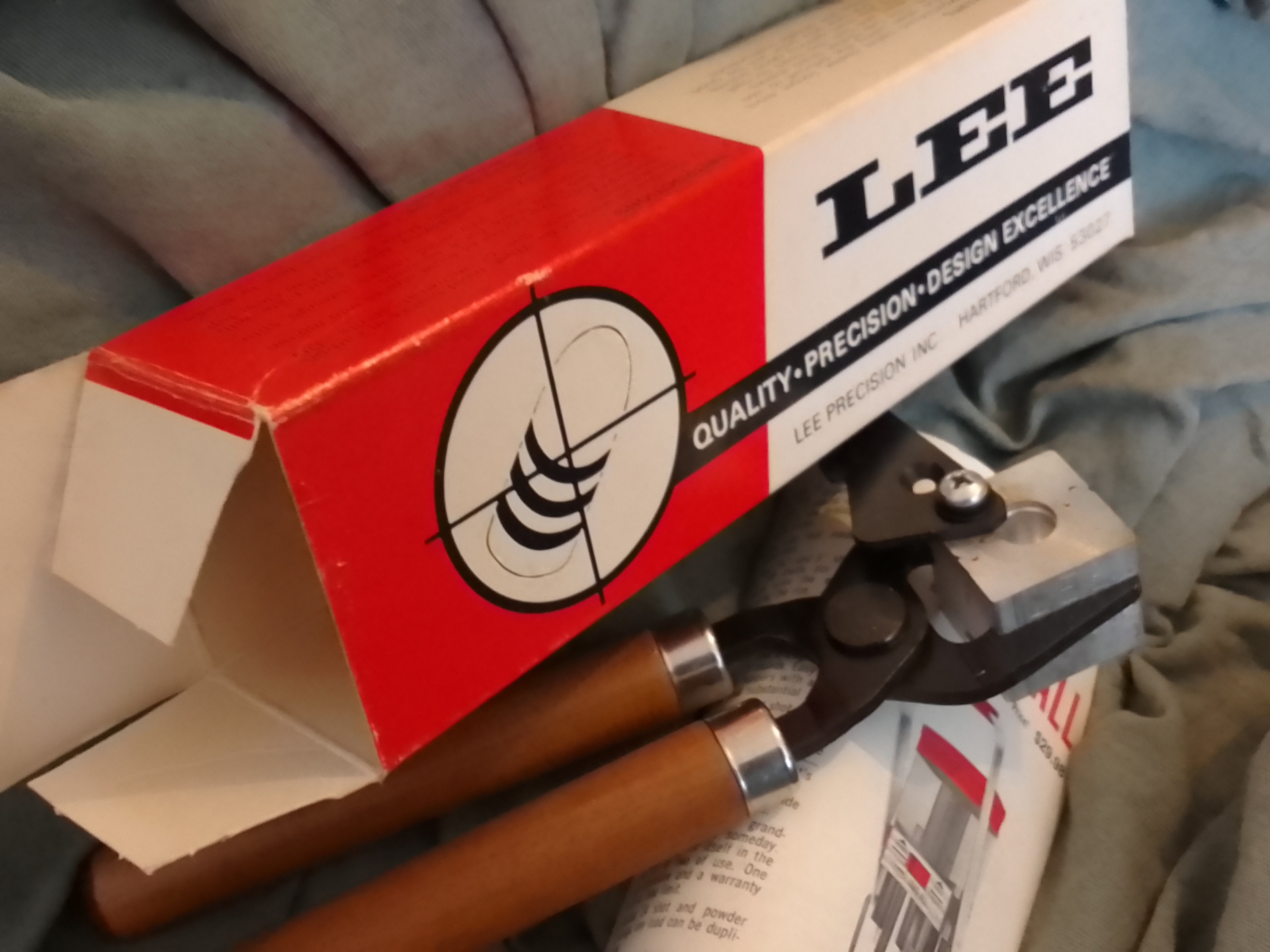 Lee .452 172 gr kugelzange sehr gut ,mit griff,selten – Bild 3