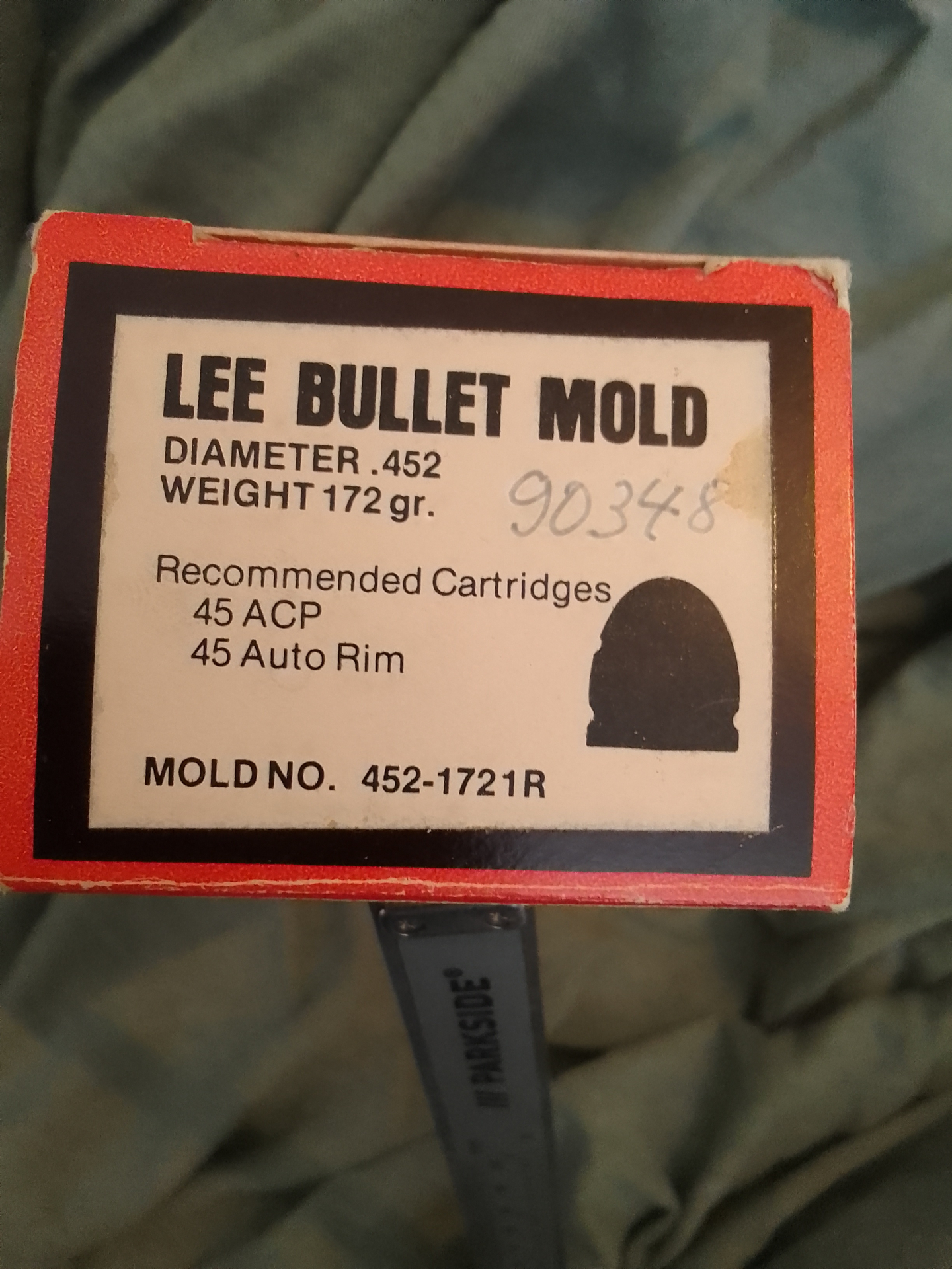 Lee .452 172 gr kugelzange sehr gut ,mit griff,selten – Bild 1