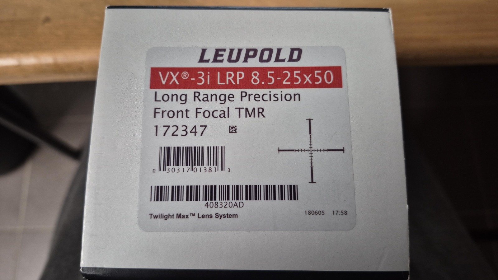 Zielfernrohr Leupold vx3 i lrp 8 5 25x50 long range precision tmr – Bild 1