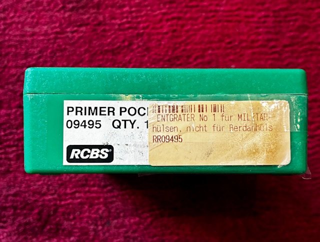 RCBS Primer Pocket Swager Tool Crimp entfernen – Bild 1