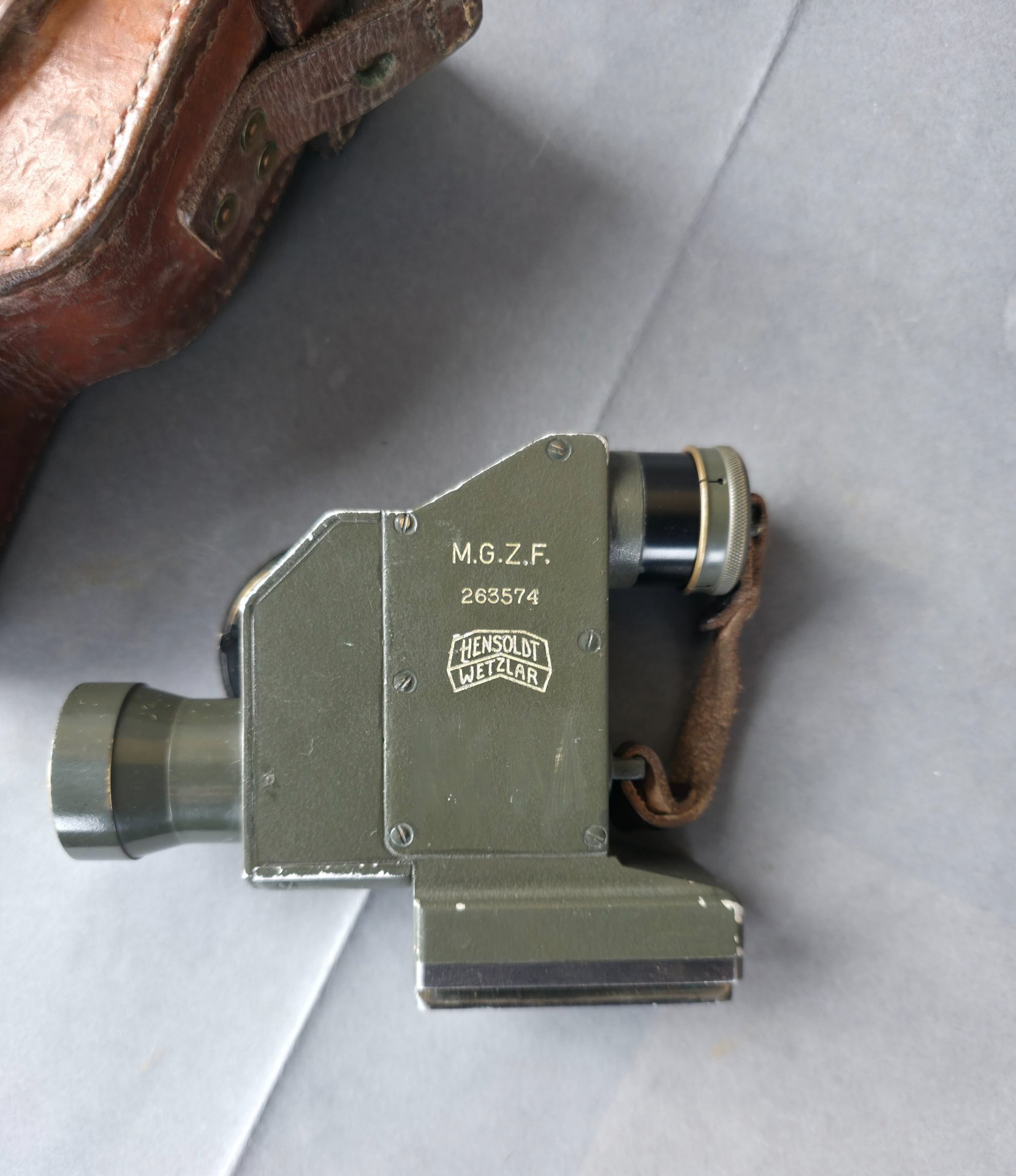 Optisches Visier M.G.Z.F. Hensoldt Wetzlar, MG 08 Maxim, Wehrmacht – Bild 1