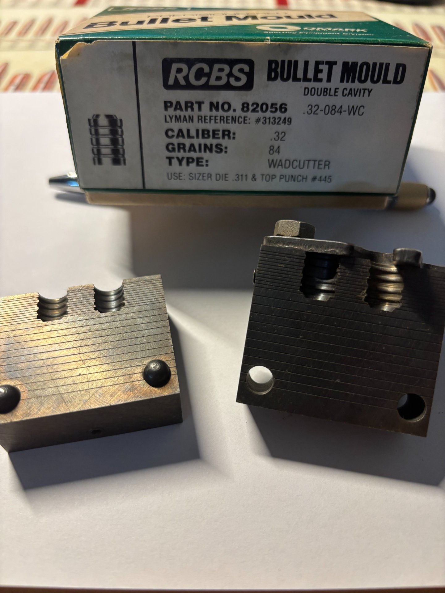 RCBS Stahlkokille Cal. 32 Wadcutter 84 gr. – Bild 1