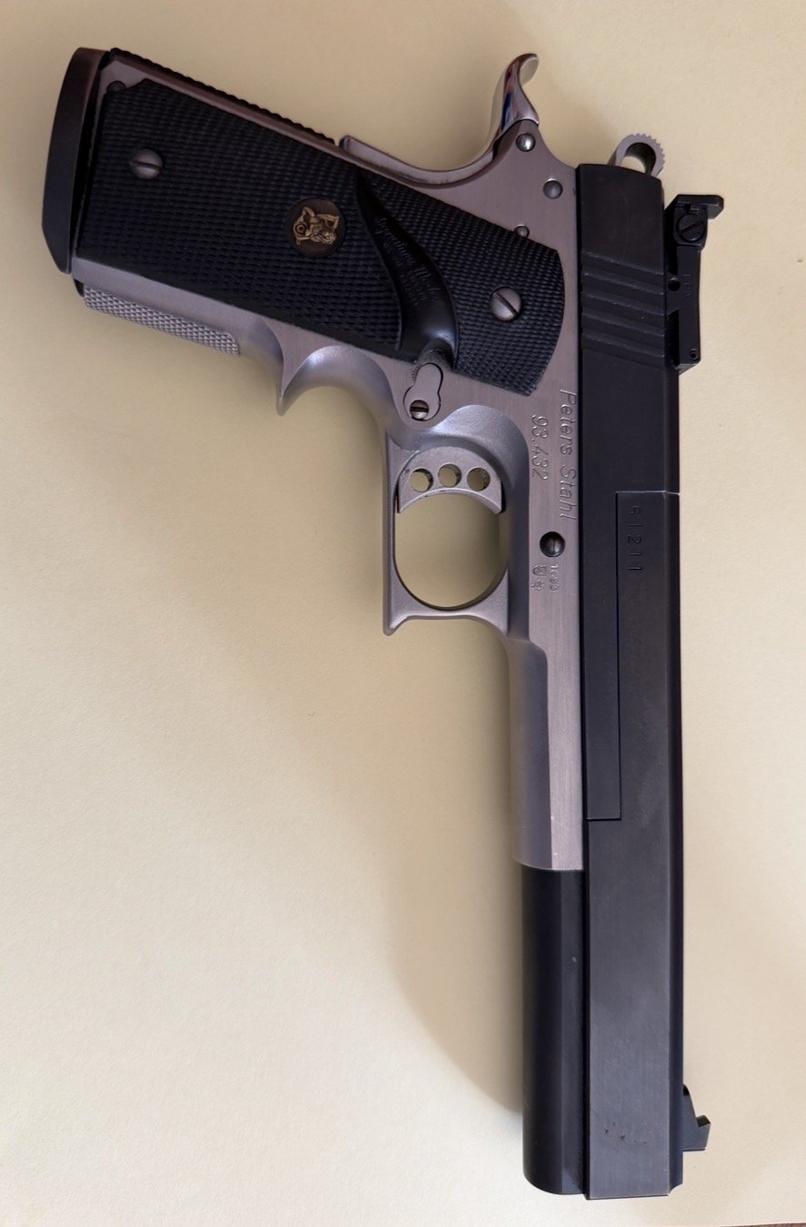 Pistole Peters Stahl Multicaliber .45Auto Inkl. Wechselsystem .38SuperAuto + .22lr inkl. 7 Magazine – Bild 3