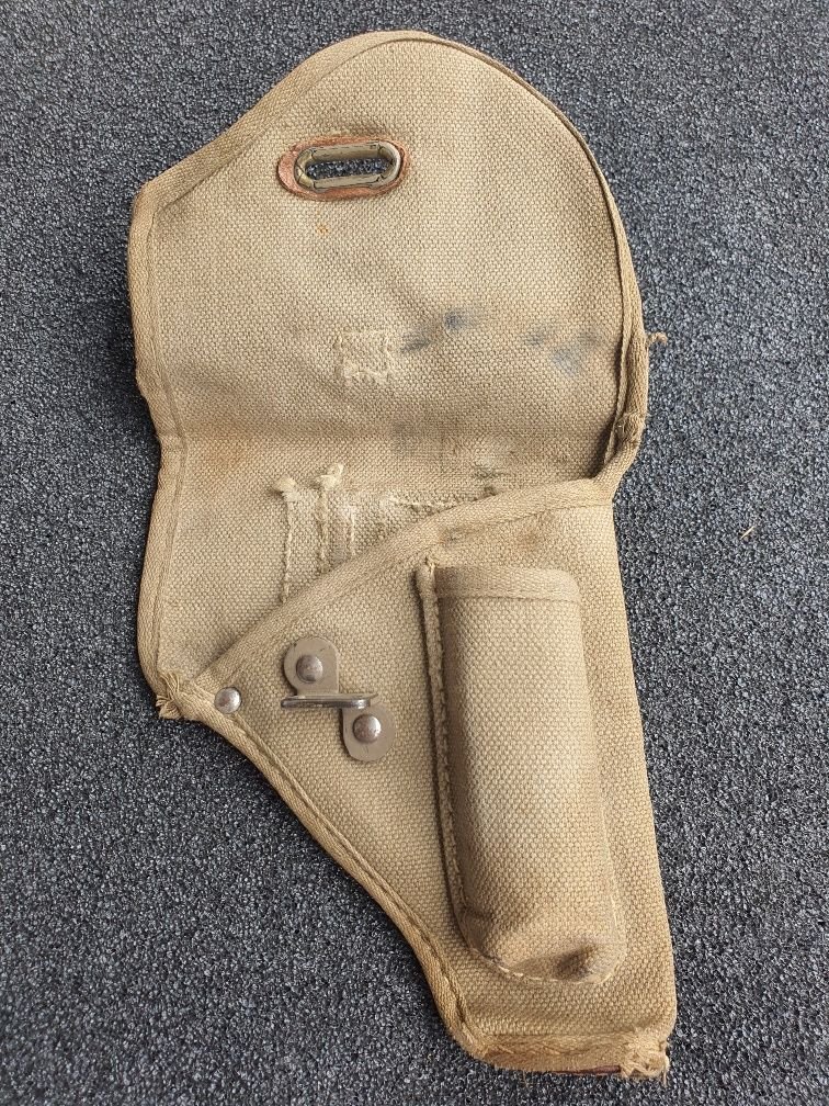 Leinenholster englisch? für unbekannte Taschenpistole – Bild 2