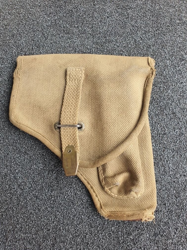 Leinenholster englisch? für unbekannte Taschenpistole – Bild 3