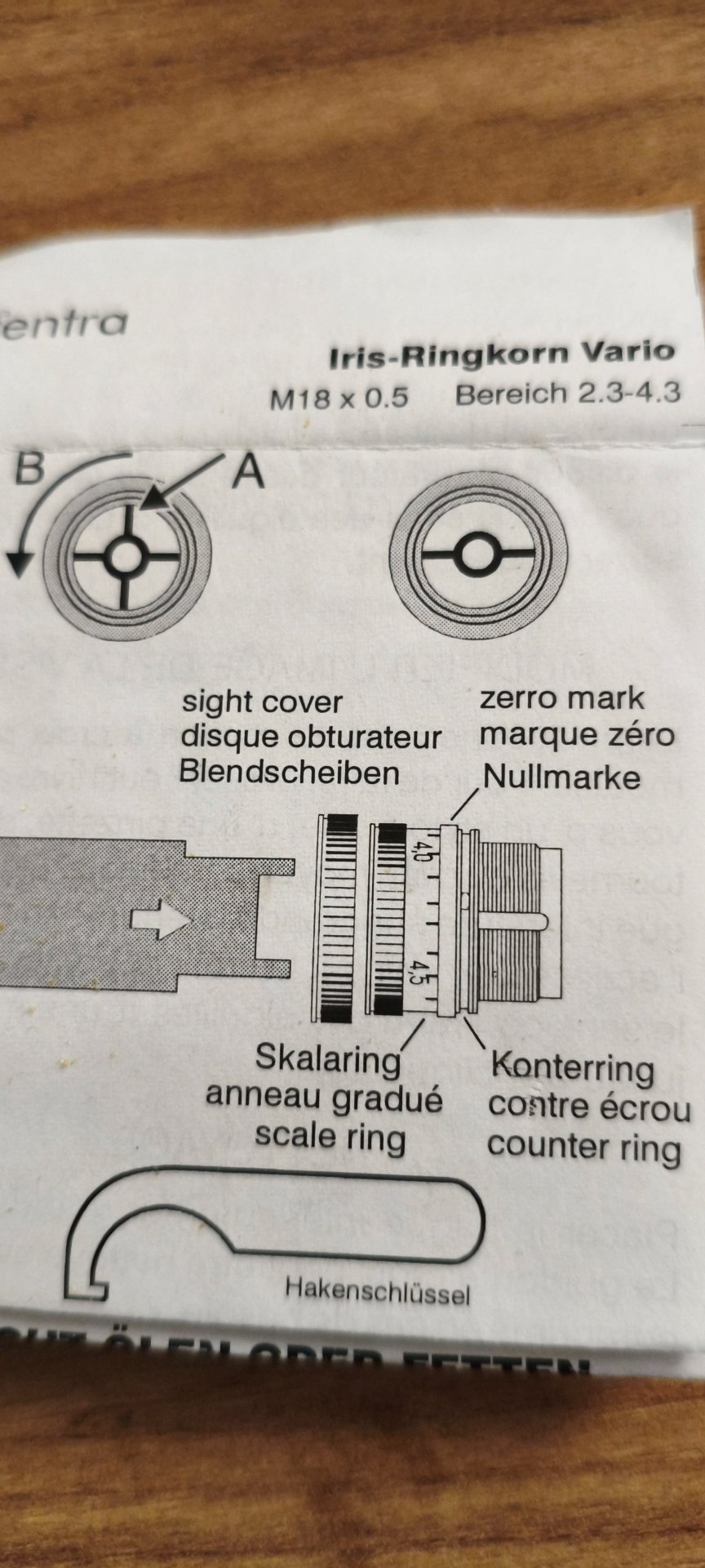 Centra verstellbares Ringkorn m18 – Bild 3