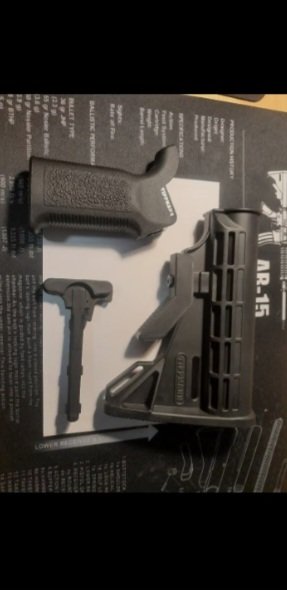 Tippmann M4 22 Zubehör, Ladehebel , Griff, Schulterstütze – Bild 1