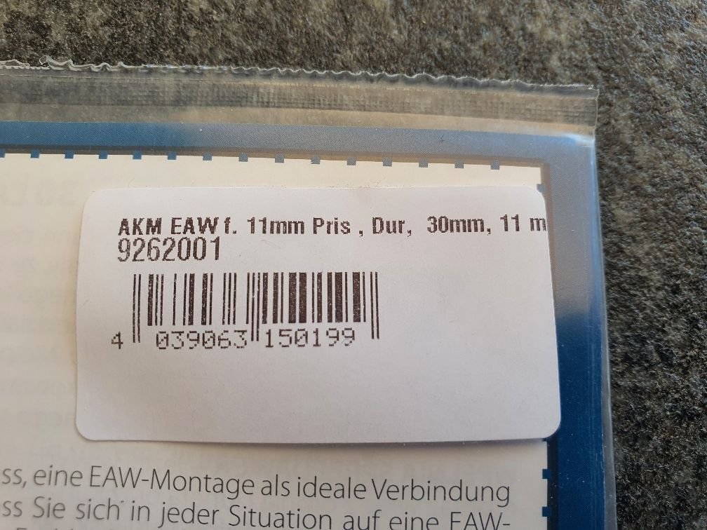 EAW Prismenmontage Alu 11mm für ø30mm – Bild 1